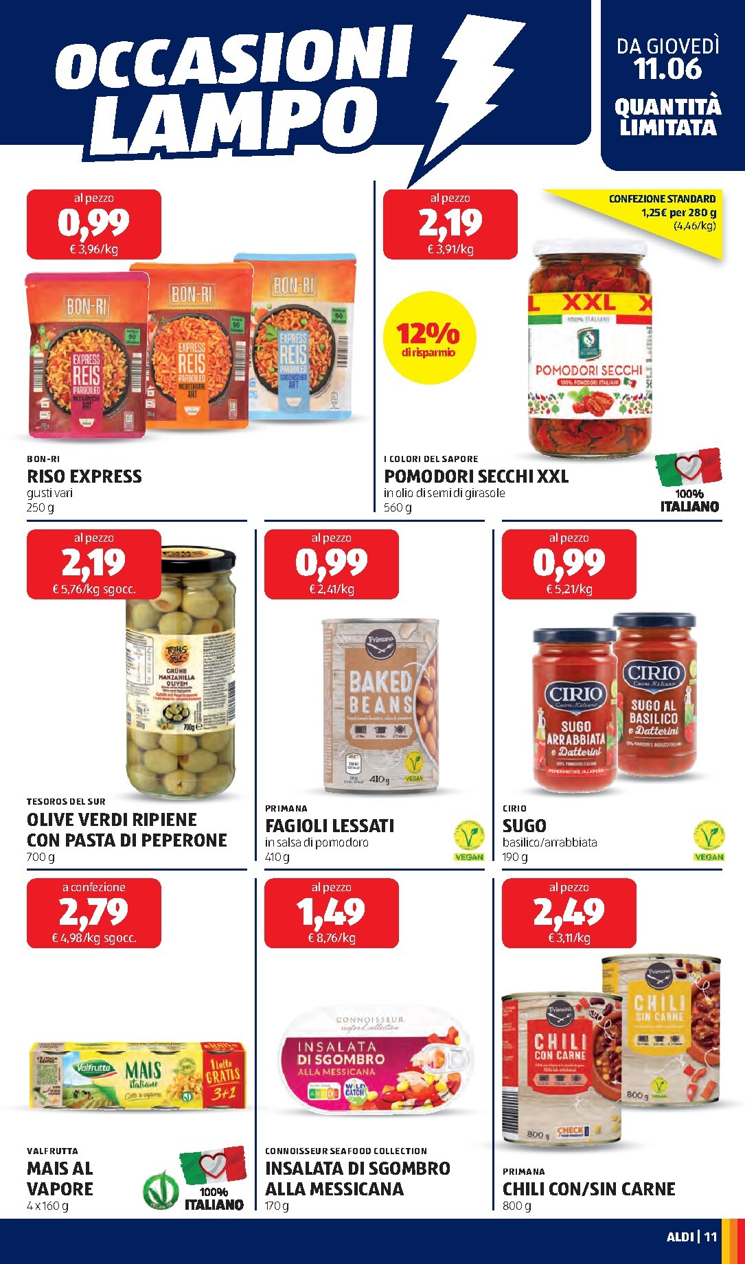 aldi - Volantino ALDI - Nuova apertura di Sirmione per la prossima settimana dal giovedì 11/06/2026 al domenica 14/06/2026 - page: 11