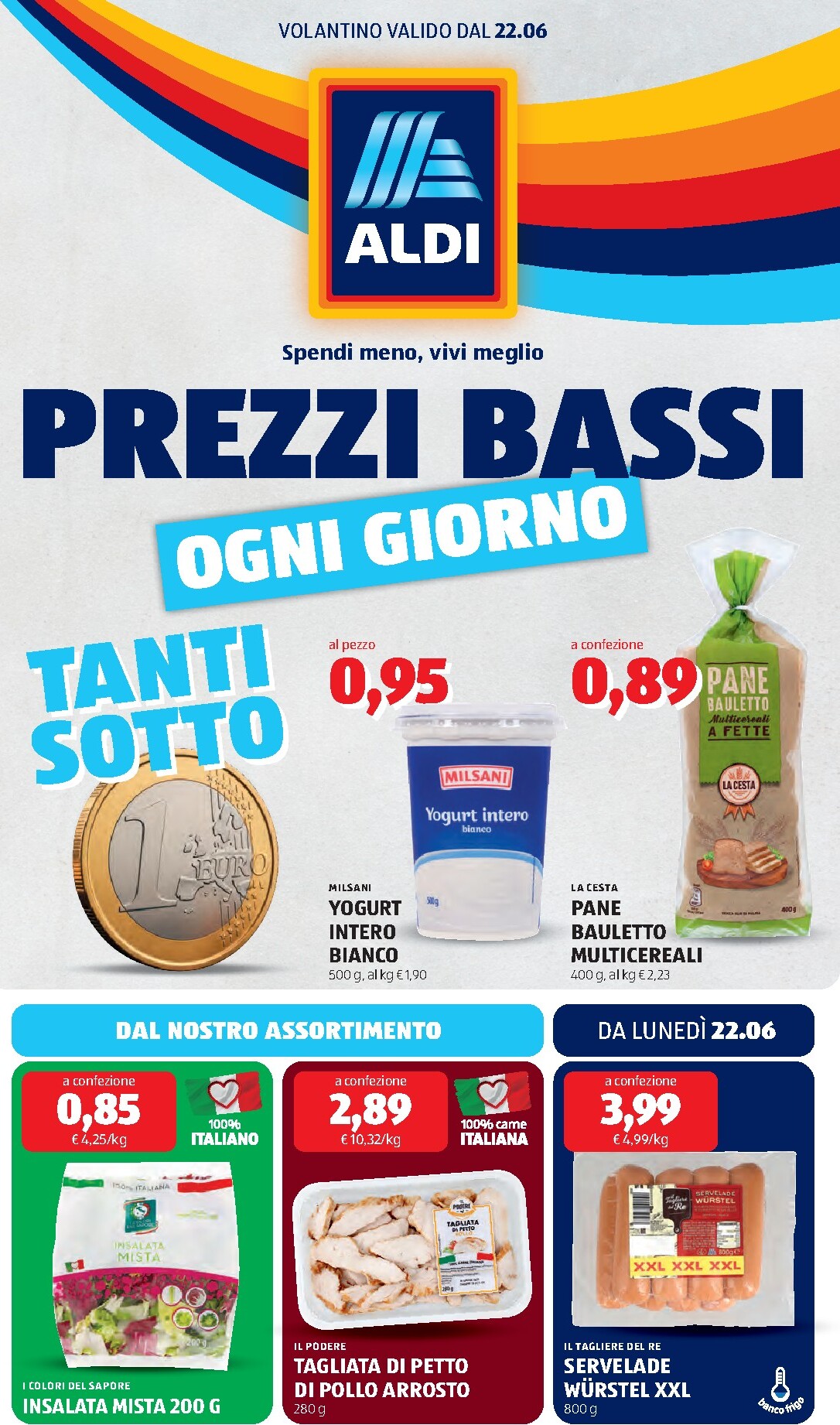 aldi - Volantino ALDI per la prossima settimana dal lunedì 22/06/2026 al domenica 28/06/2026