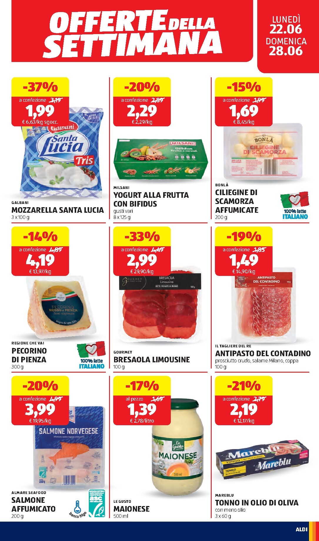 aldi - Volantino ALDI per la prossima settimana dal lunedì 22/06/2026 al domenica 28/06/2026 - page: 19