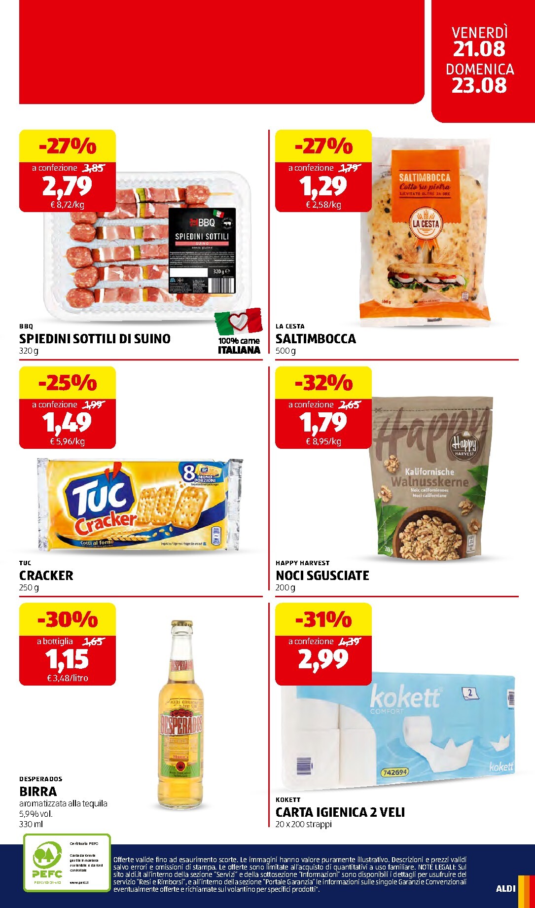 aldi - Volantino ALDI per la prossima settimana dal lunedì 17/08/2026 al domenica 23/08/2026 - page: 23