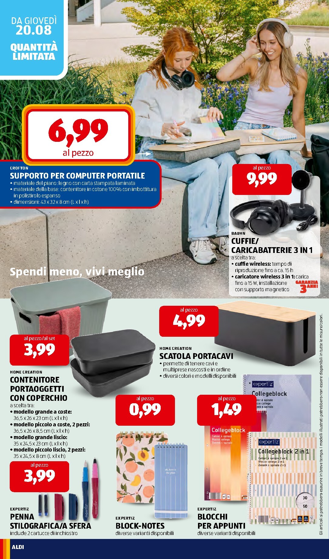 aldi - Volantino ALDI per la prossima settimana dal lunedì 17/08/2026 al domenica 23/08/2026 - page: 32