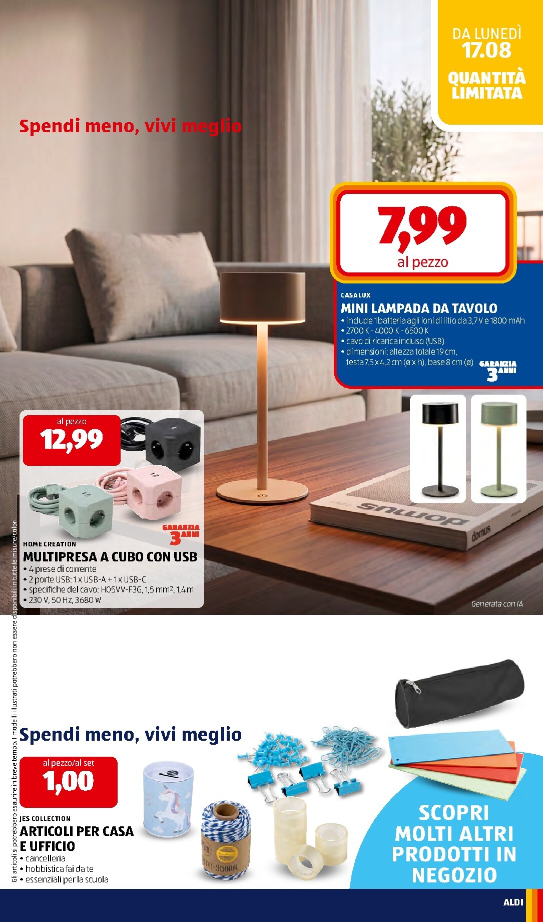 aldi - Volantino ALDI per la prossima settimana dal lunedì 17/08/2026 al domenica 23/08/2026 - page: 25