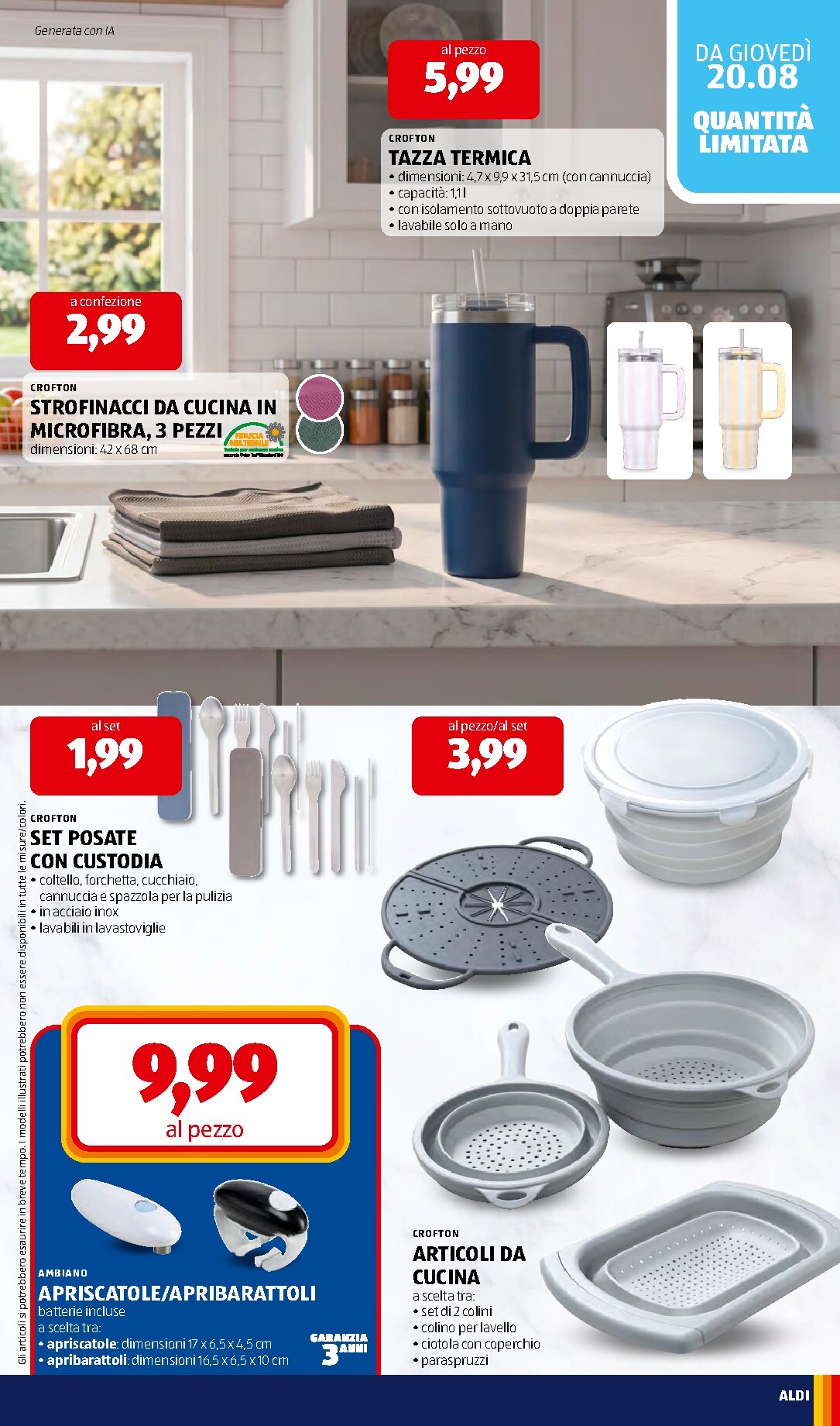 aldi - Volantino ALDI per la prossima settimana dal lunedì 17/08/2026 al domenica 23/08/2026 - page: 31