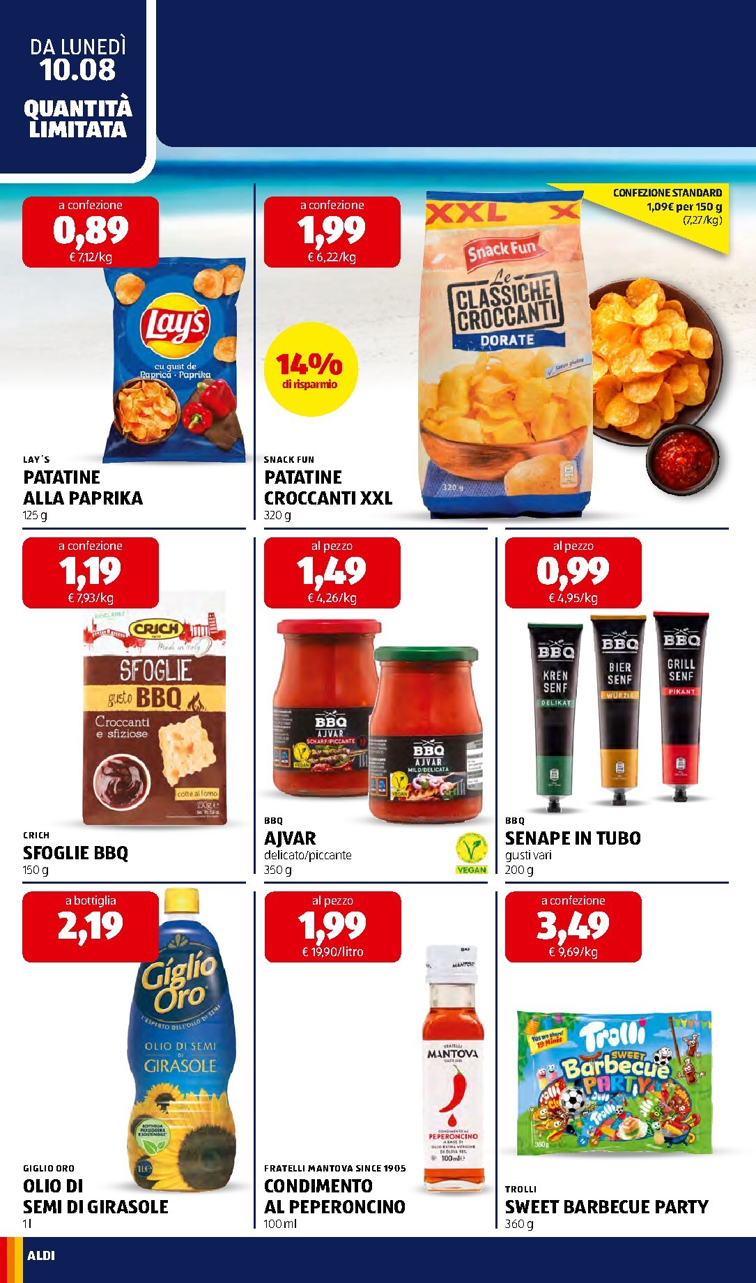 aldi - Volantino attuale di ALDI valido dal lunedì 10/08/2026 al domenica 16/08/2026 - page: 16