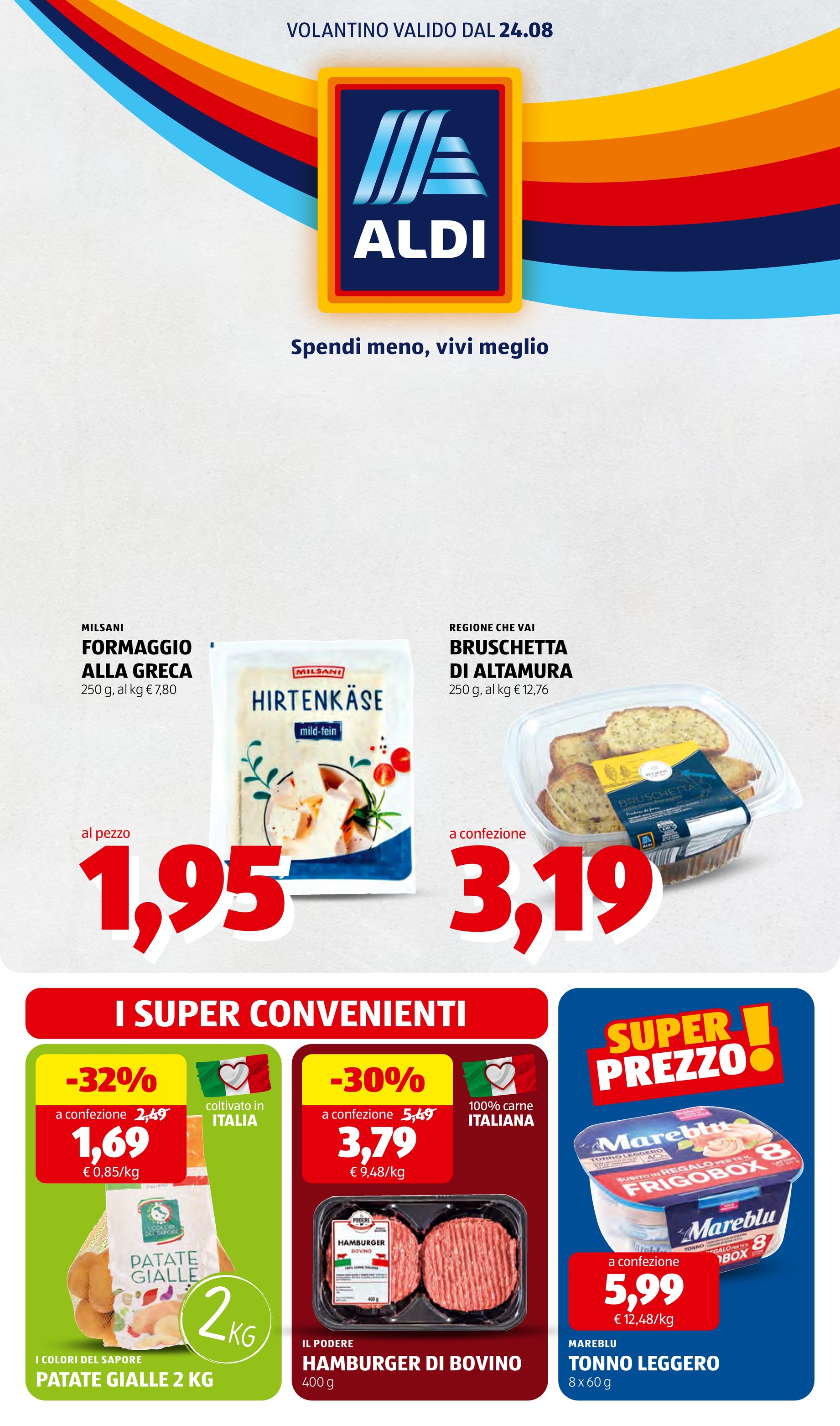 aldi - Volantino ALDI per la prossima settimana dal lunedì 24/08/2026 al domenica 30/08/2026 - page: 1