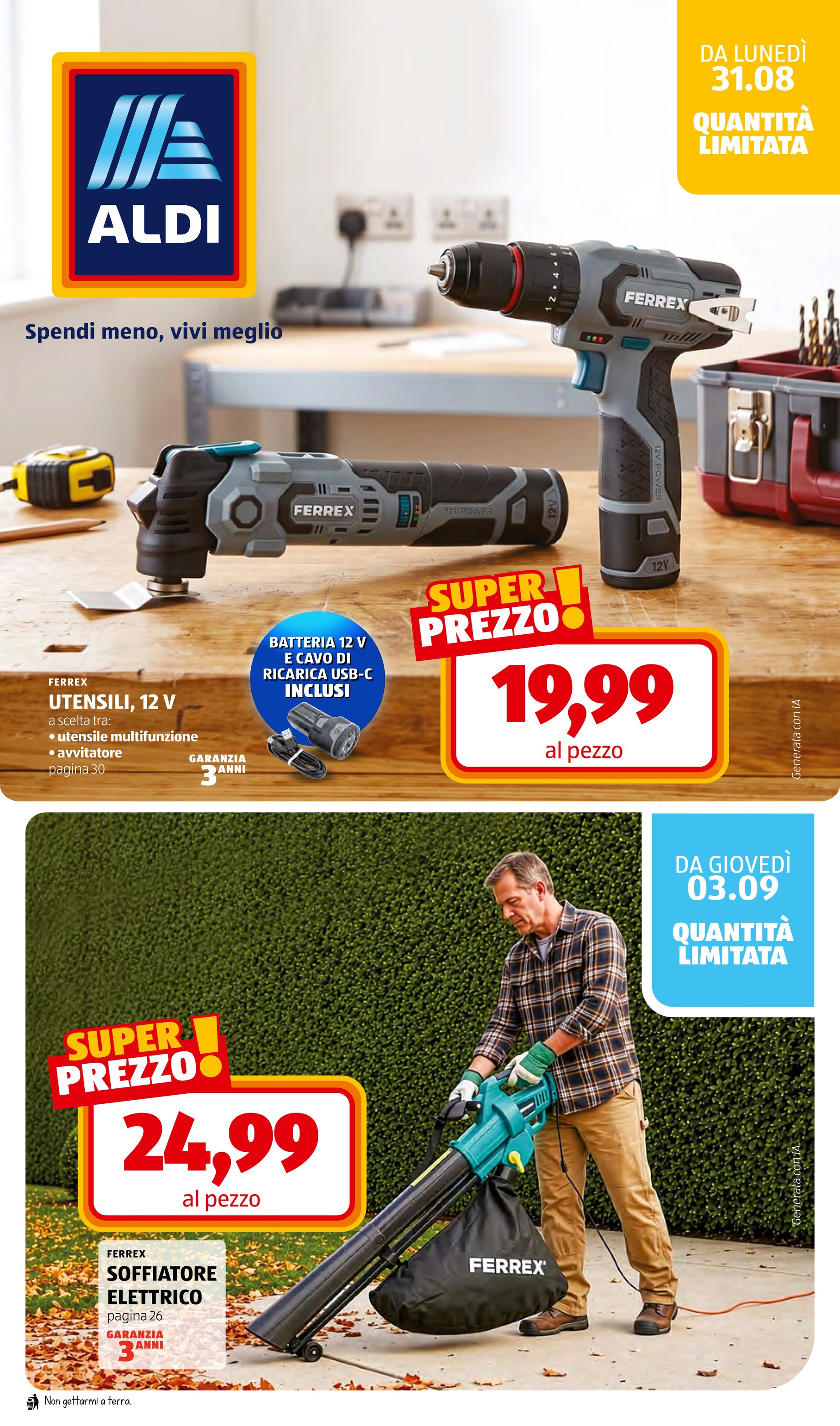 aldi - Volantino ALDI per la prossima settimana dal lunedì 31/08/2026 al domenica 06/09/2026 - page: 34