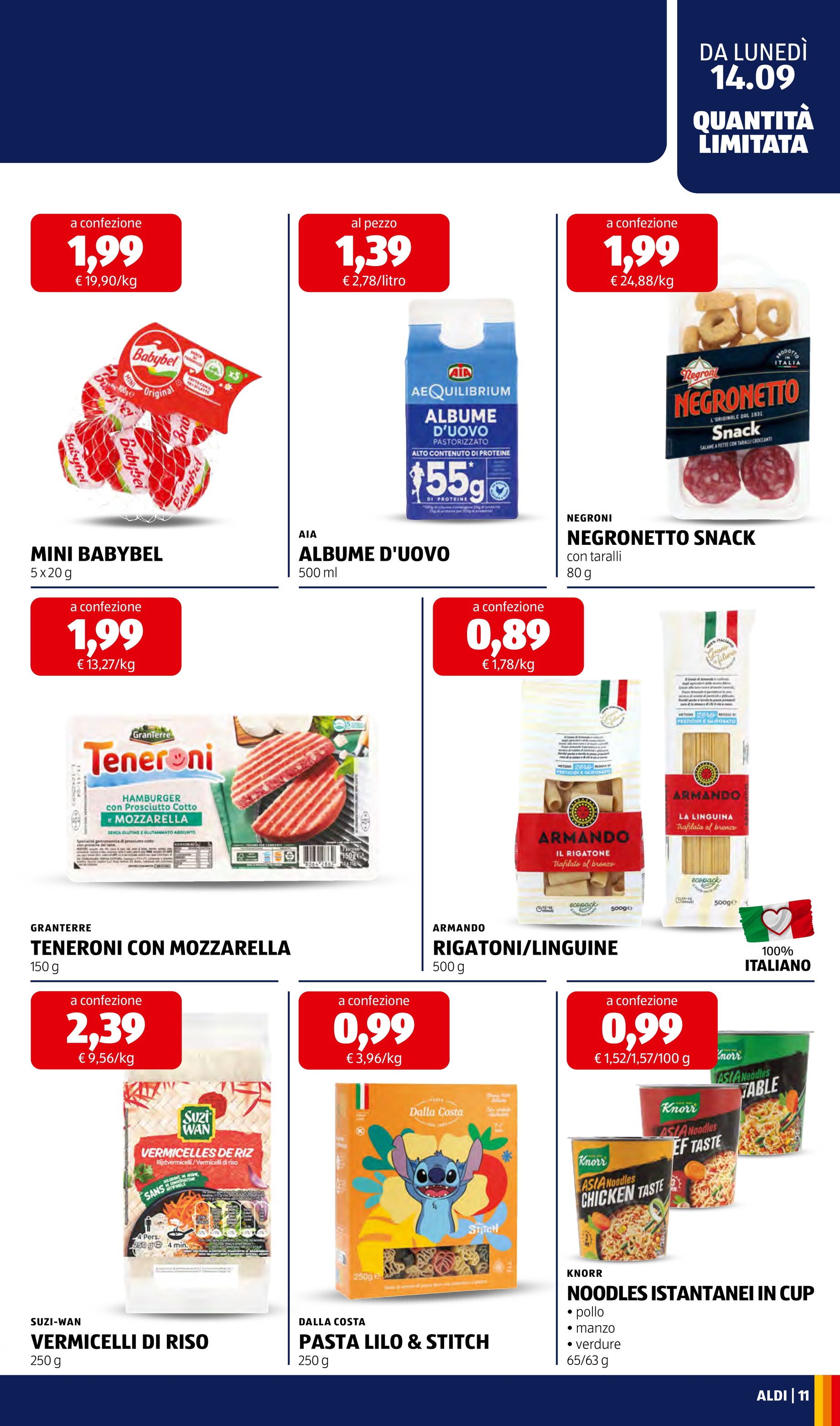 aldi - Volantino ALDI per la prossima settimana dal lunedì 14/09/2026 al domenica 20/09/2026 - page: 13
