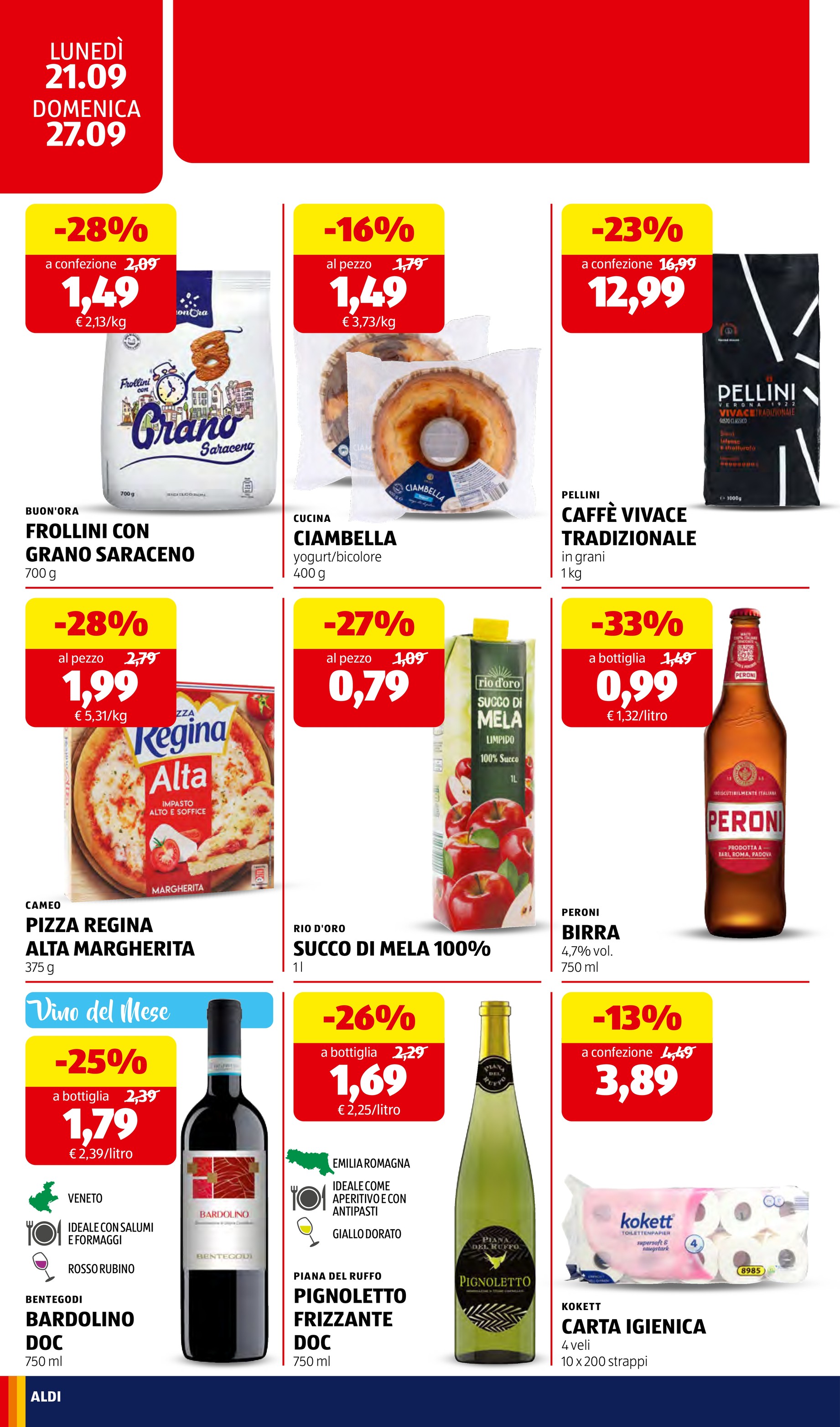 aldi - Volantino ALDI per la prossima settimana dal lunedì 21/09/2026 al domenica 27/09/2026 - page: 22