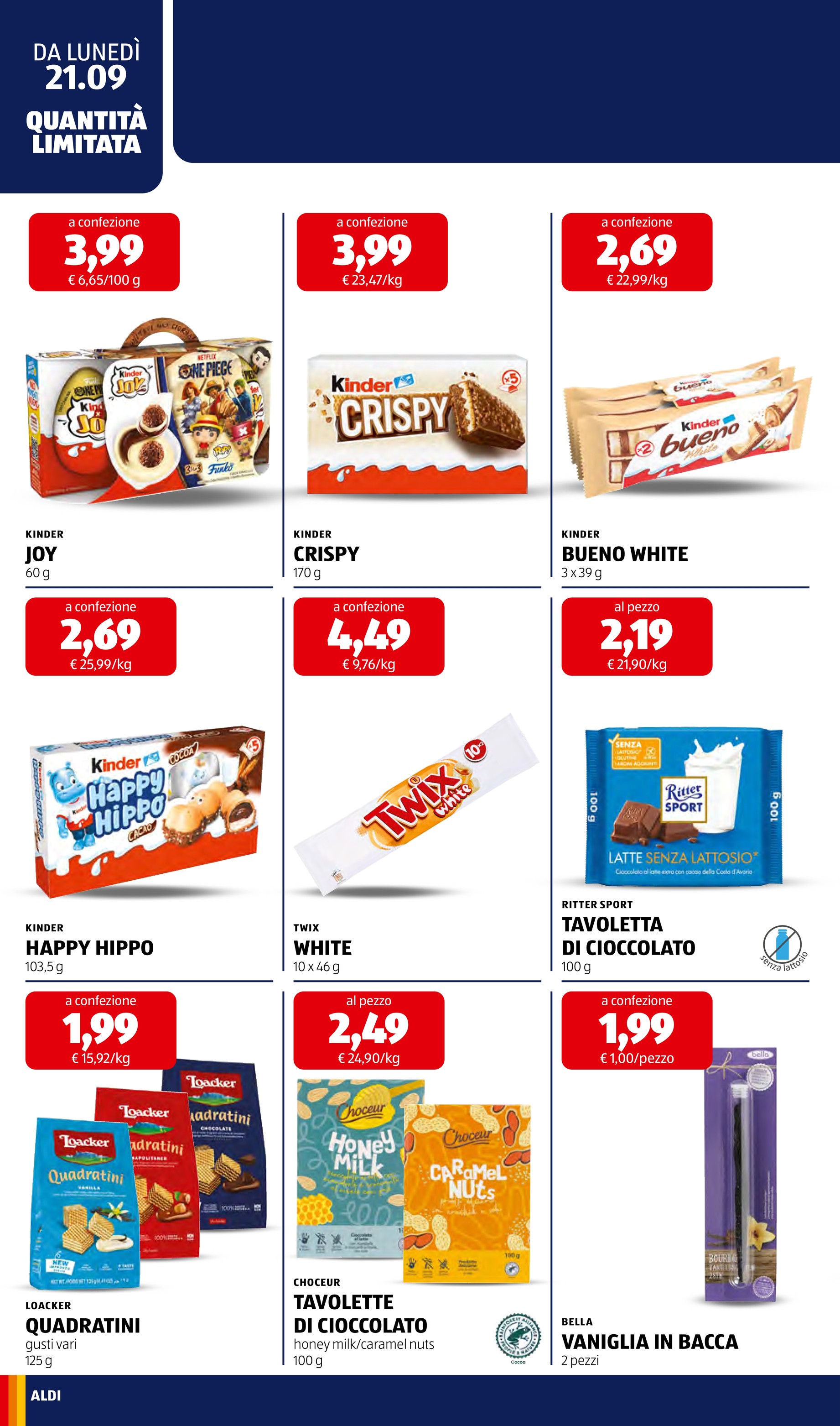 aldi - Volantino ALDI per la prossima settimana dal lunedì 21/09/2026 al domenica 27/09/2026 - page: 18