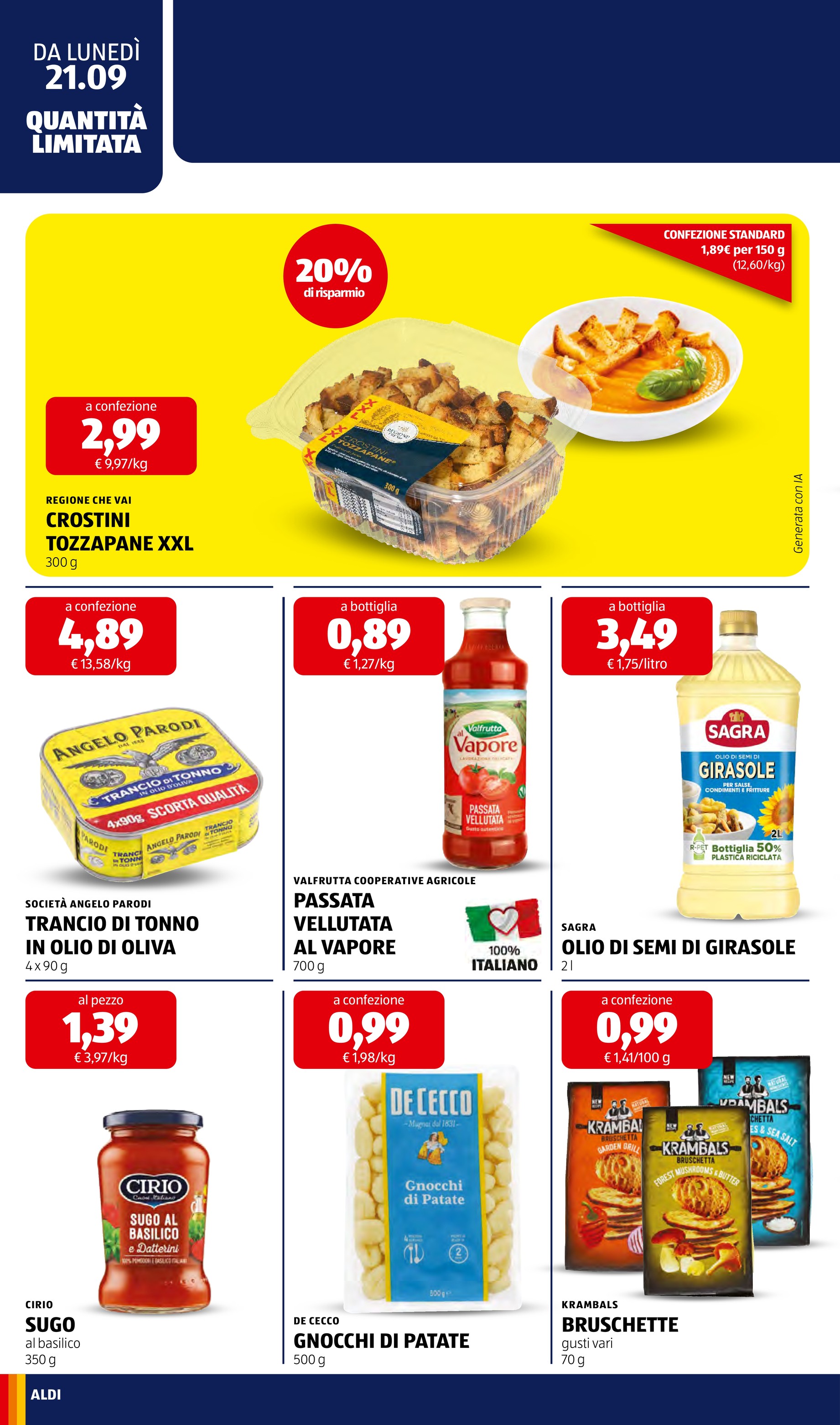 aldi - Volantino ALDI per la prossima settimana dal lunedì 21/09/2026 al domenica 27/09/2026 - page: 16