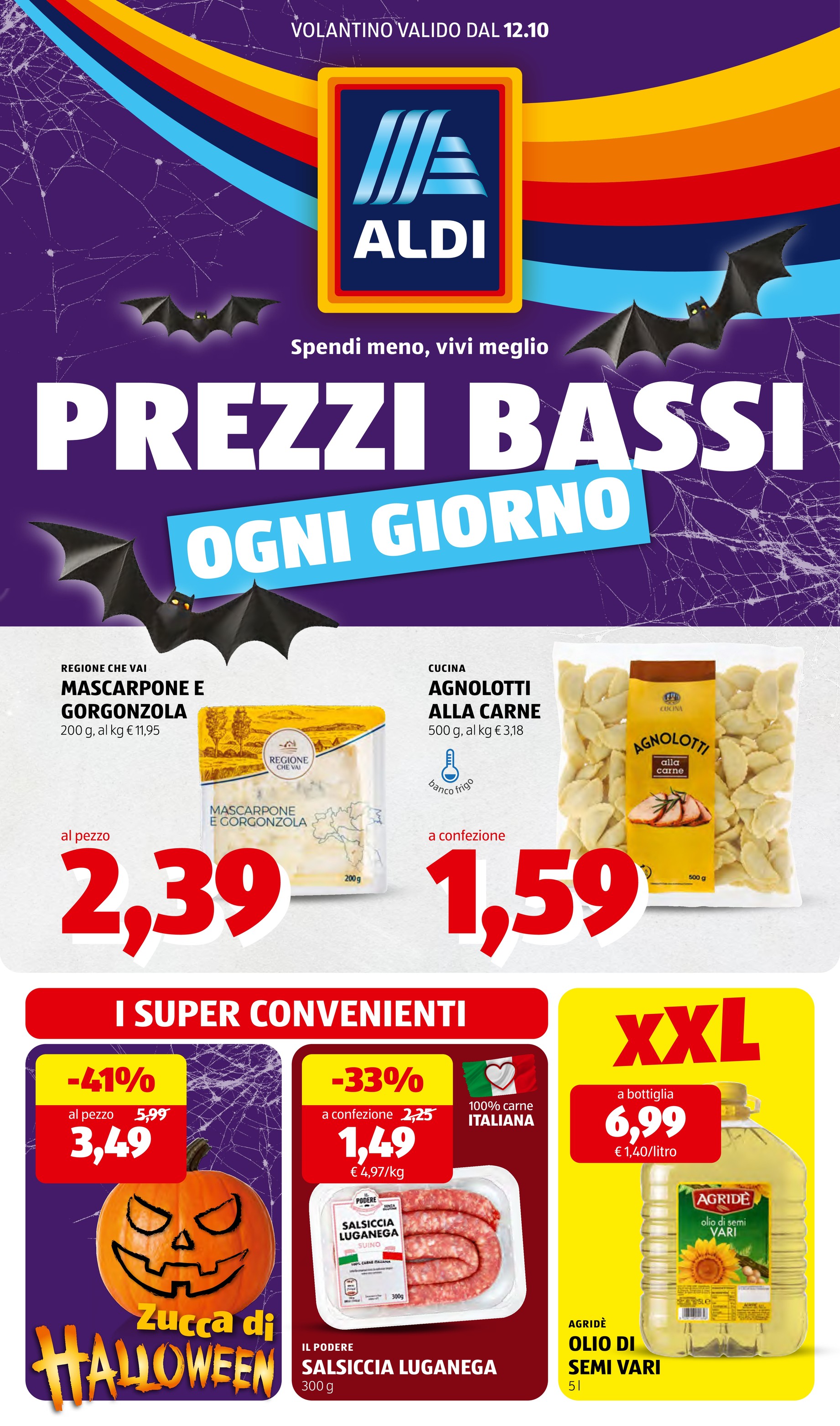 aldi - Volantino attuale di ALDI valido dal lunedì 12/10/2026 al domenica 18/10/2026