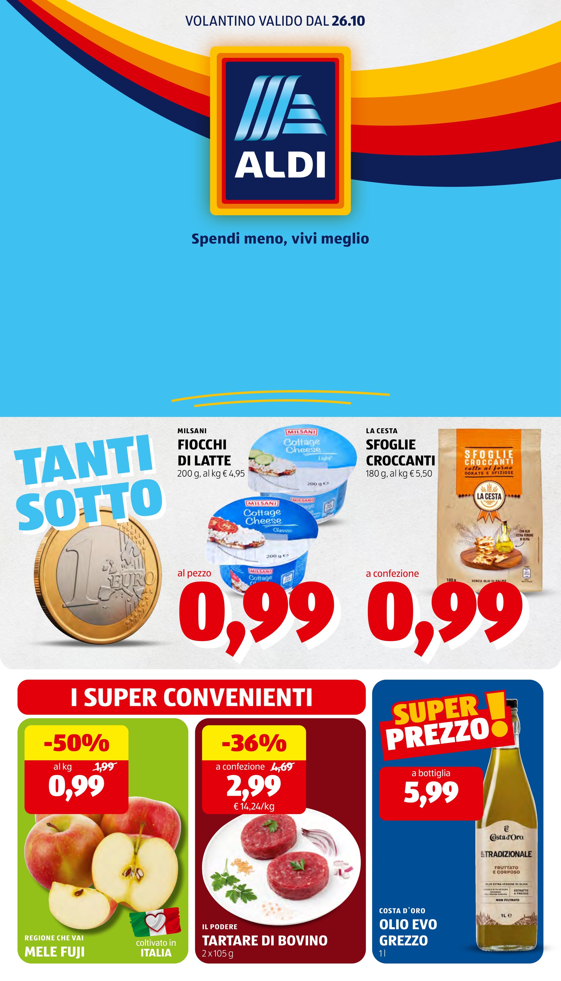 aldi - Volantino ALDI per la prossima settimana dal lunedì 26/10/2026 al domenica 01/11/2026