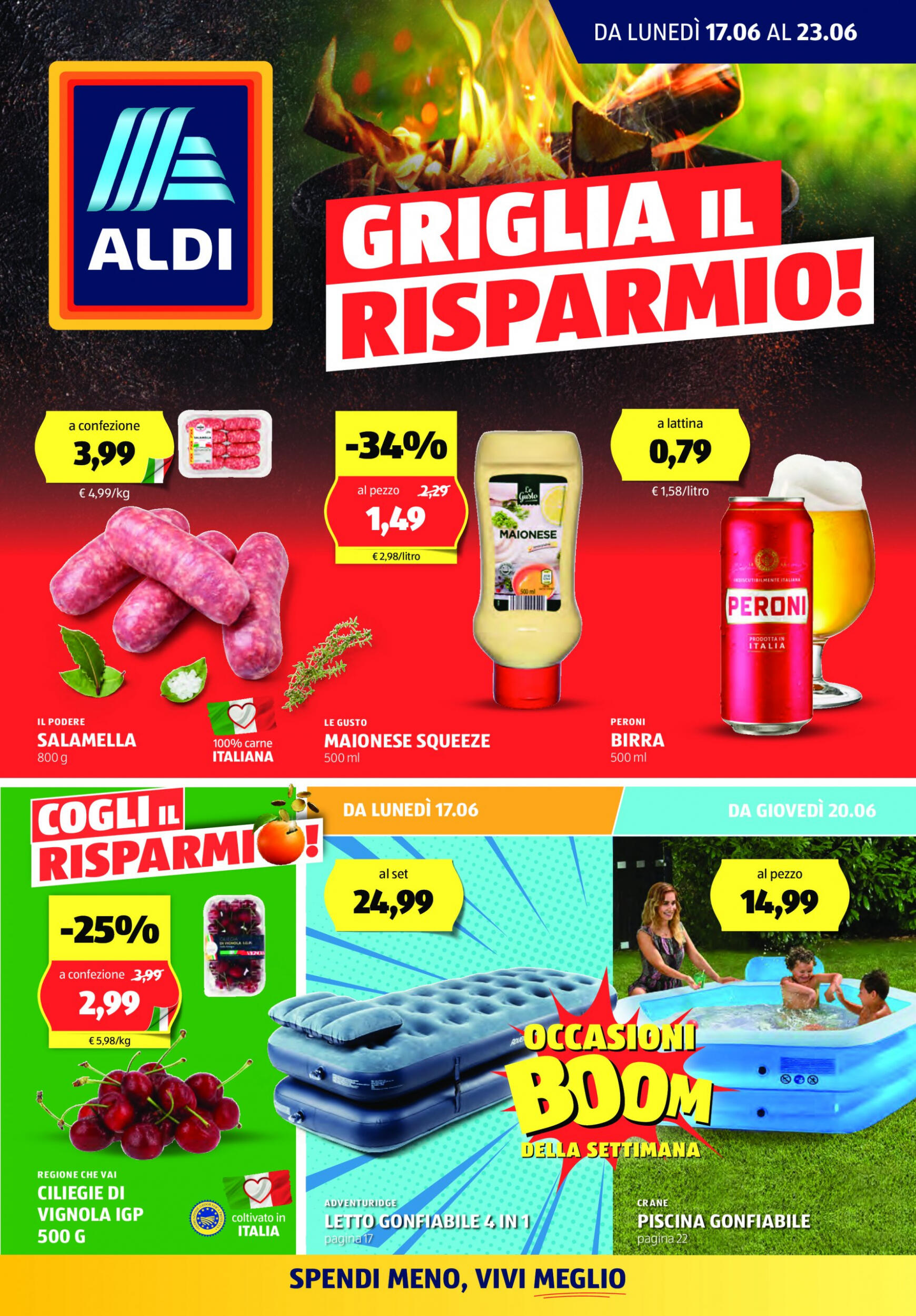 aldi - Nuovo volantino ALDI 17.06. - 23.06. - page: 1