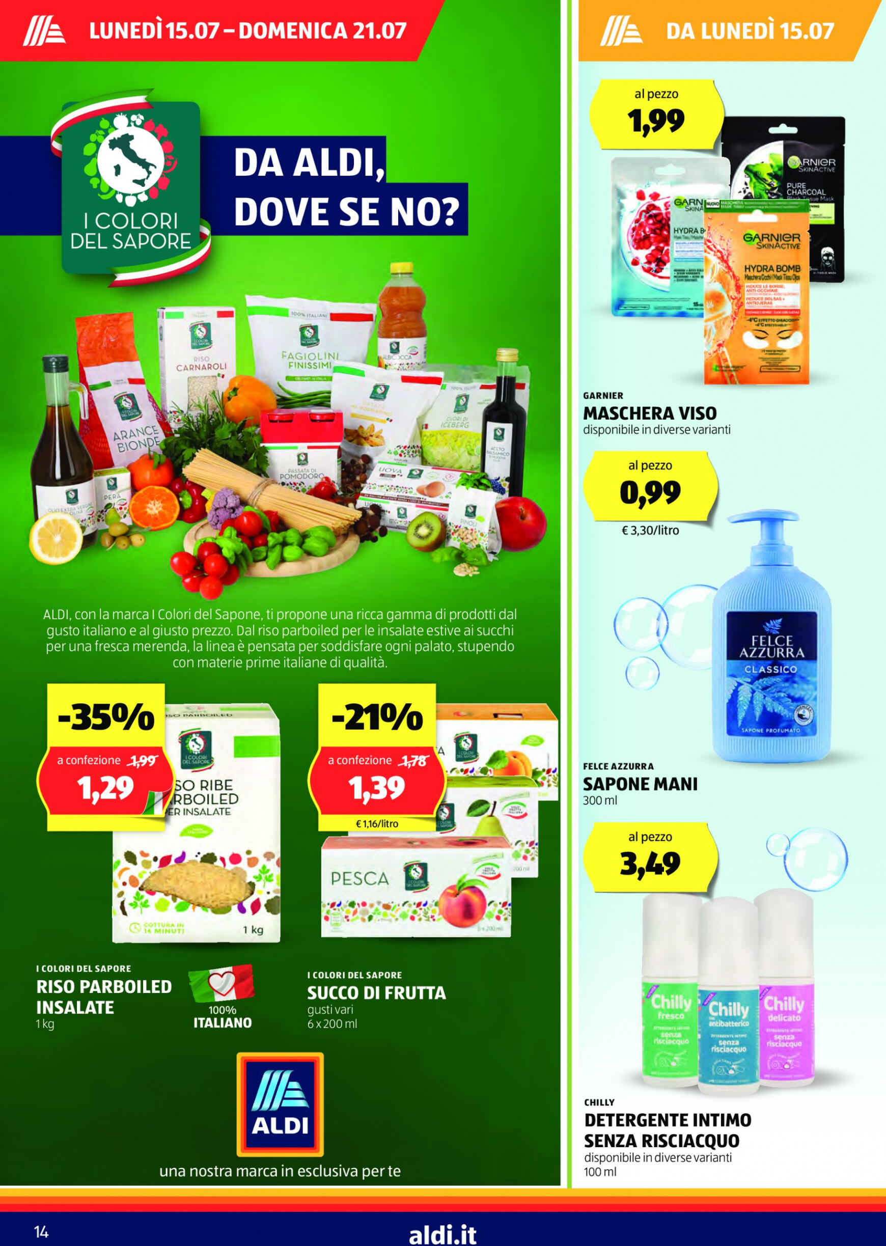 aldi - Nuovo volantino ALDI 15.07. - 21.07. - page: 14