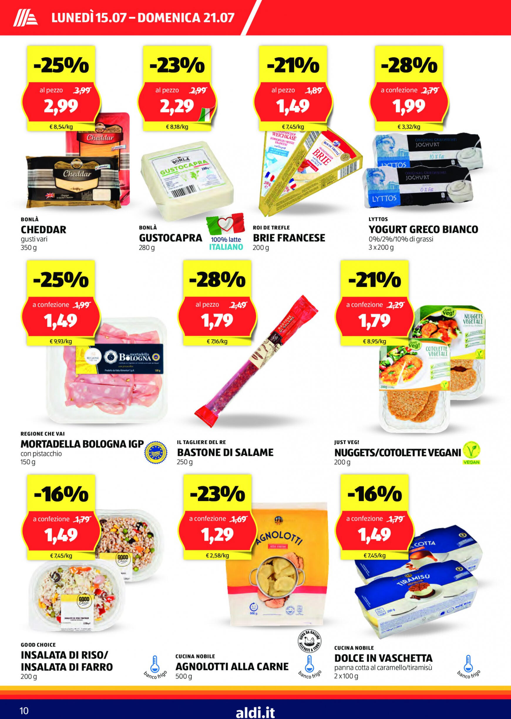 aldi - Nuovo volantino ALDI 15.07. - 21.07. - page: 10