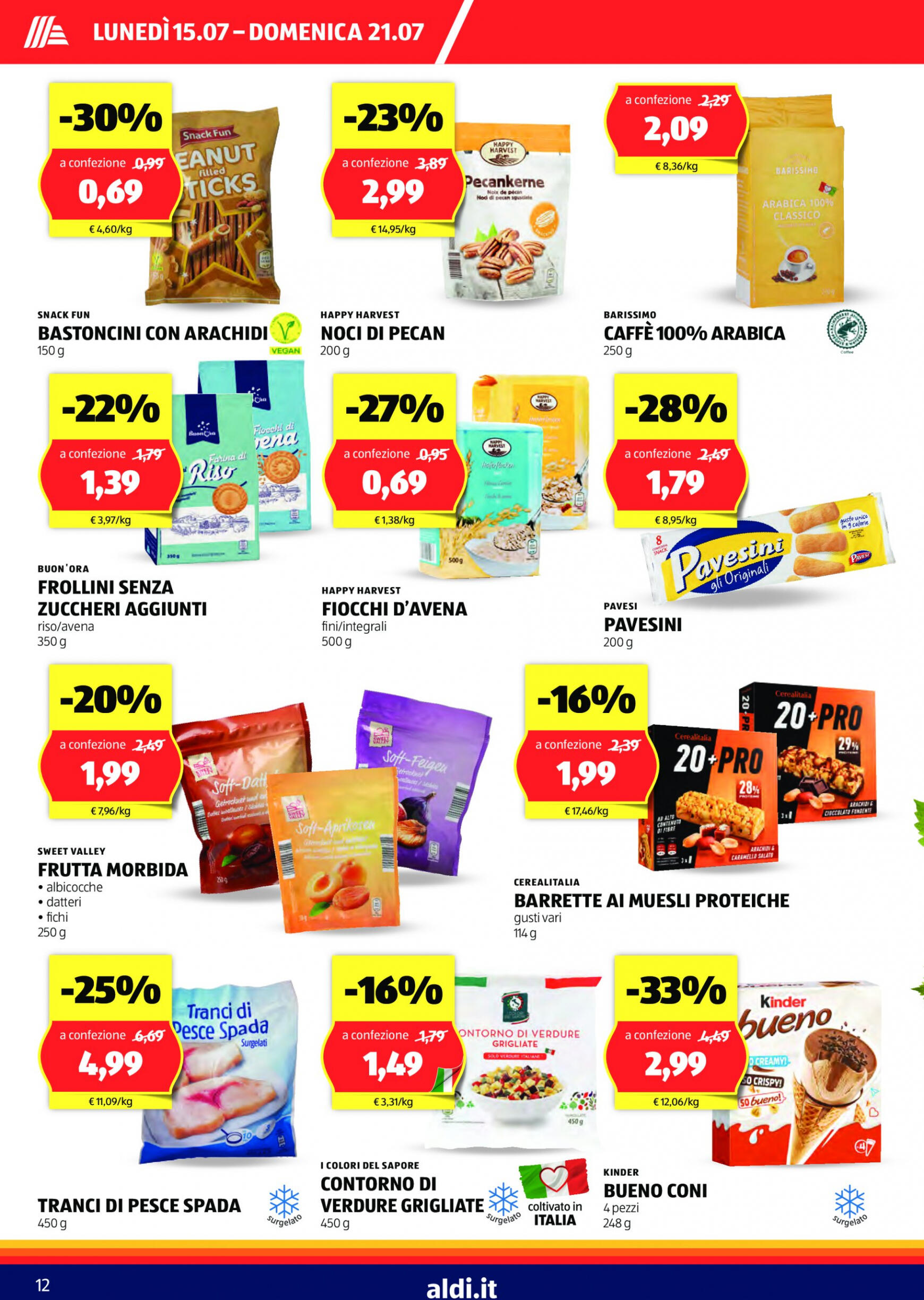 aldi - Nuovo volantino ALDI 15.07. - 21.07. - page: 12