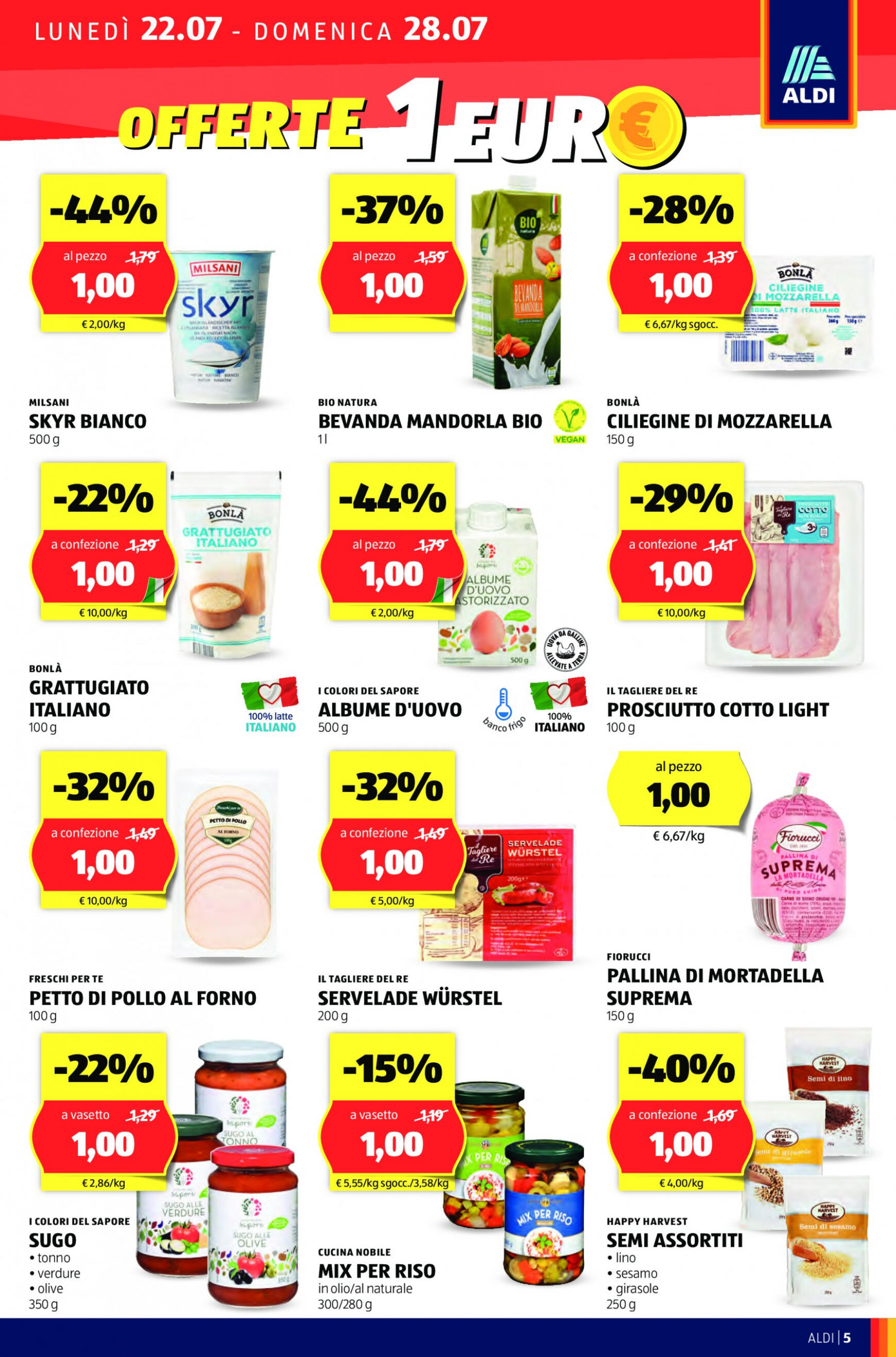 aldi - Nuovo volantino ALDI 22.07. - 28.07. - page: 5