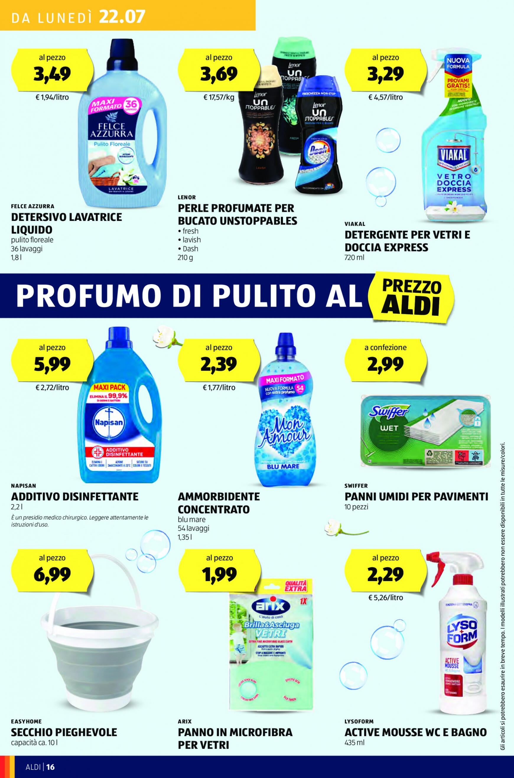 aldi - Nuovo volantino ALDI 22.07. - 28.07. - page: 16