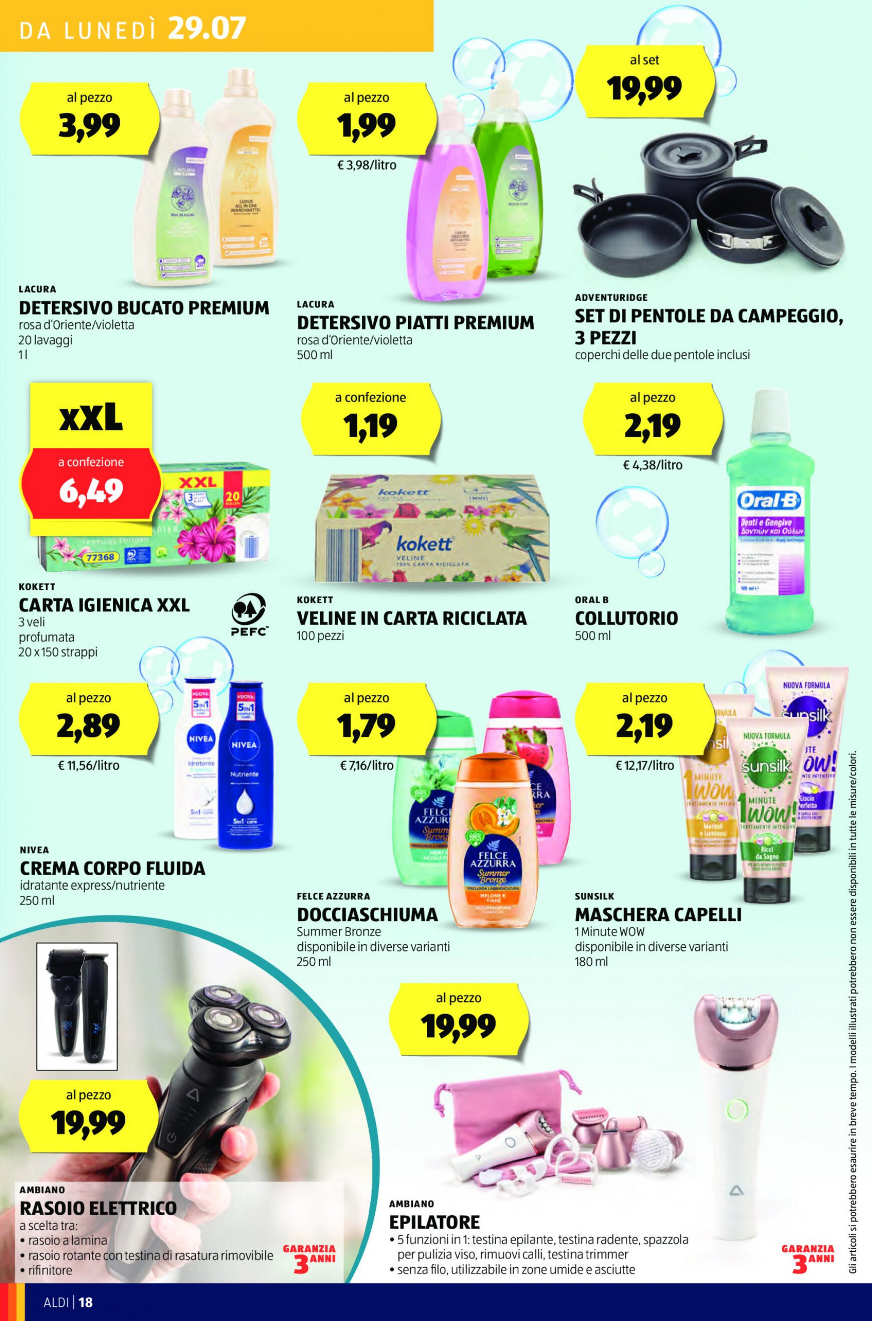 aldi - Nuovo volantino ALDI 29.07. - 04.08. - page: 18