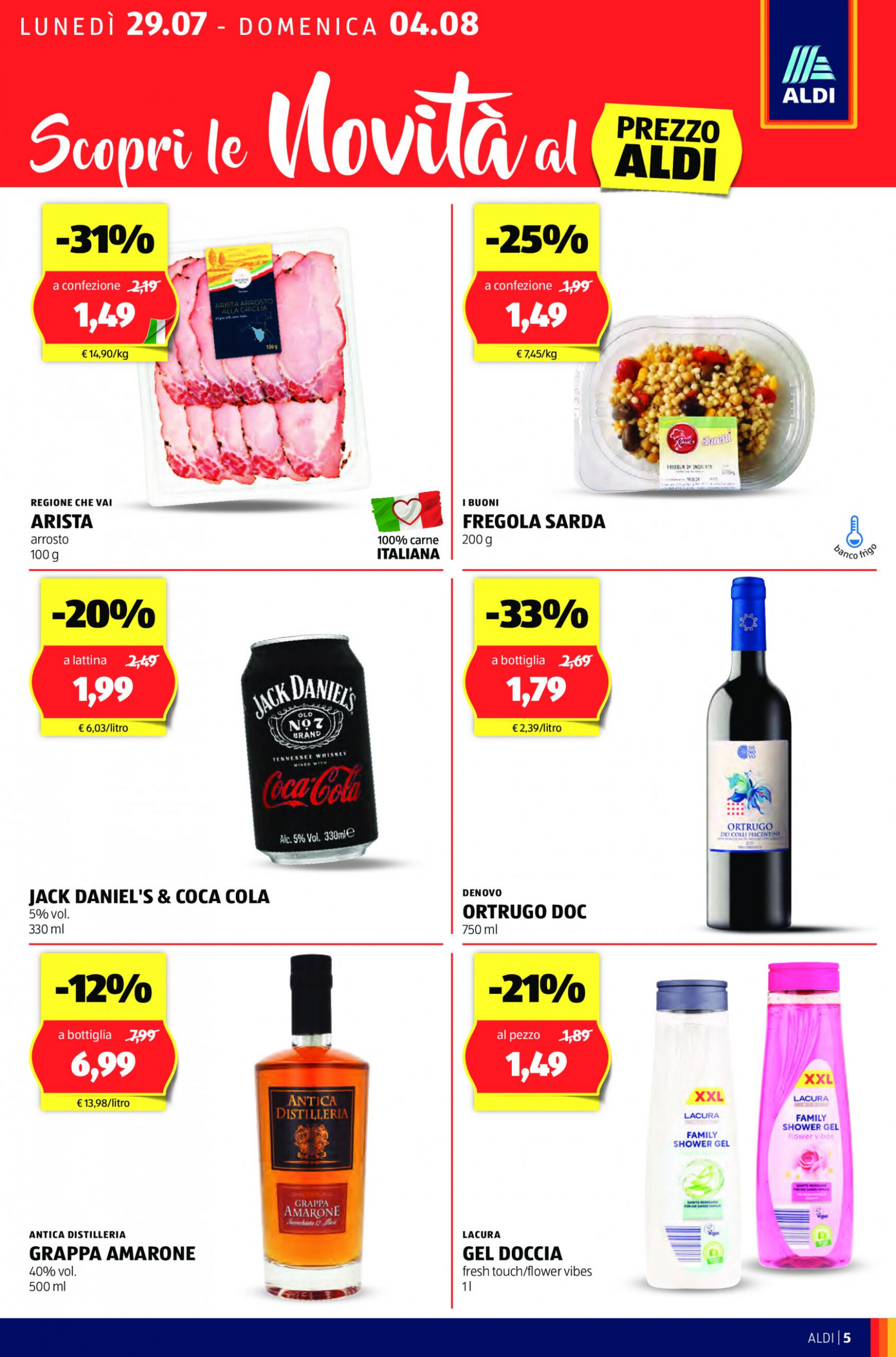 aldi - Nuovo volantino ALDI 29.07. - 04.08. - page: 5