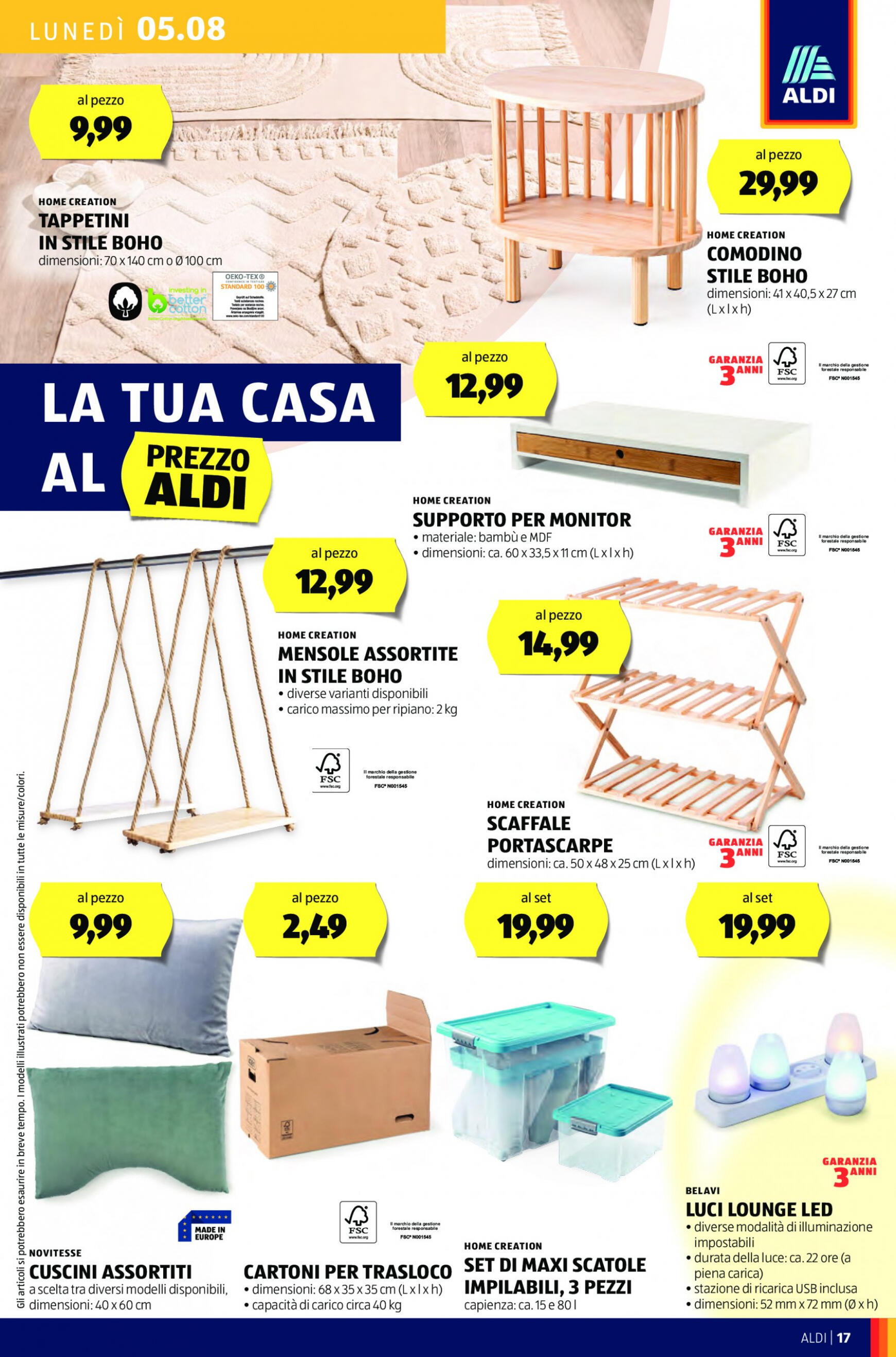 aldi - Nuovo volantino ALDI 05.08. - 11.08. - page: 17