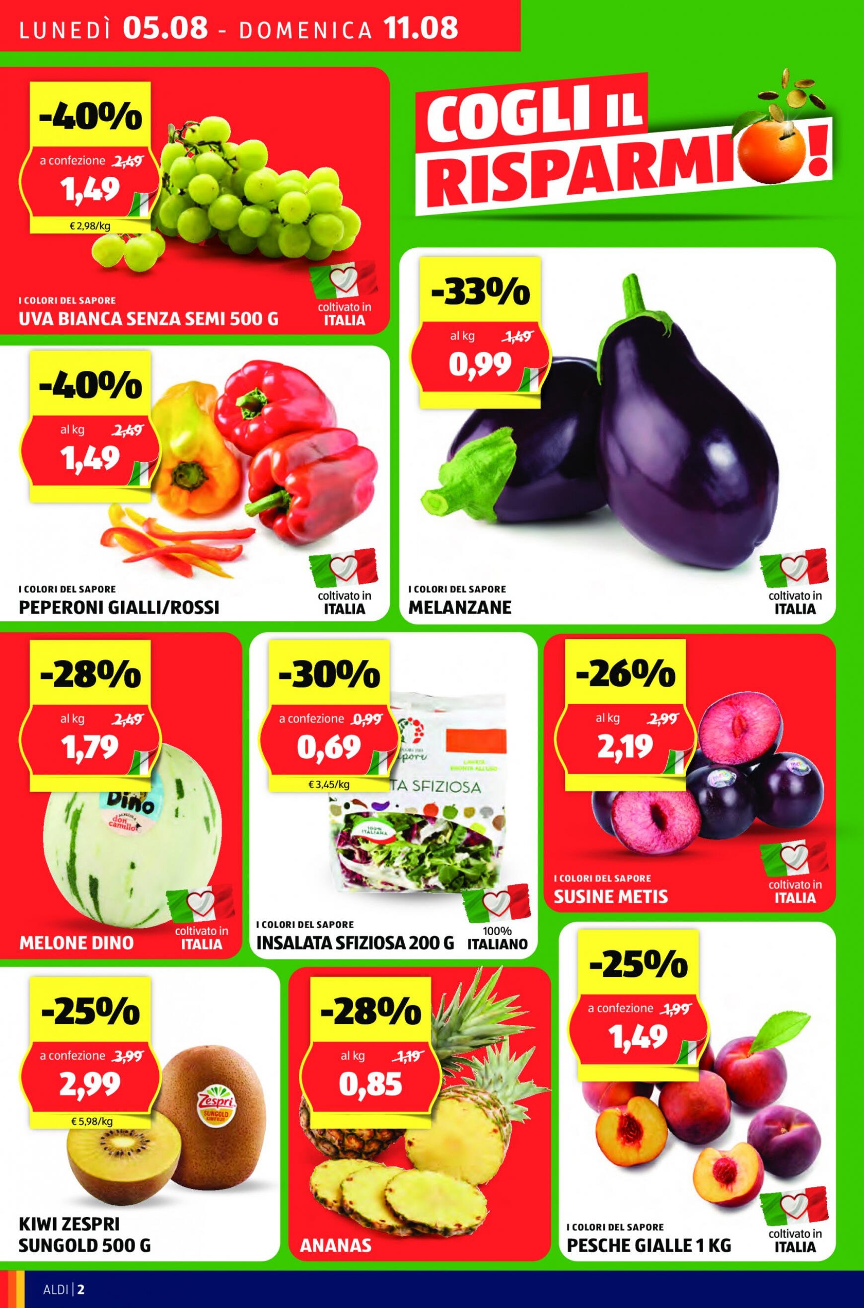 aldi - Nuovo volantino ALDI 05.08. - 11.08. - page: 2