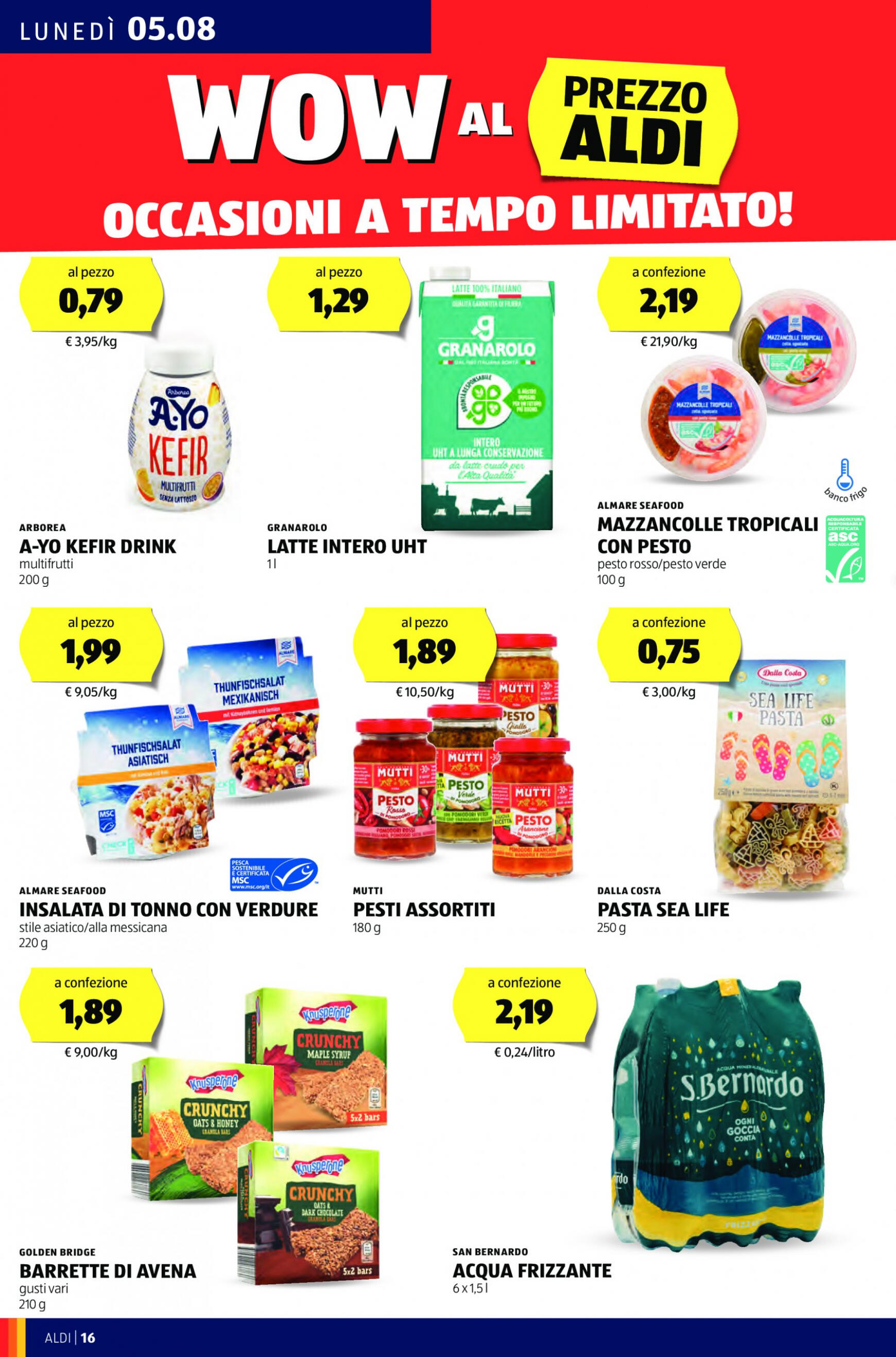 aldi - Nuovo volantino ALDI 05.08. - 11.08. - page: 16