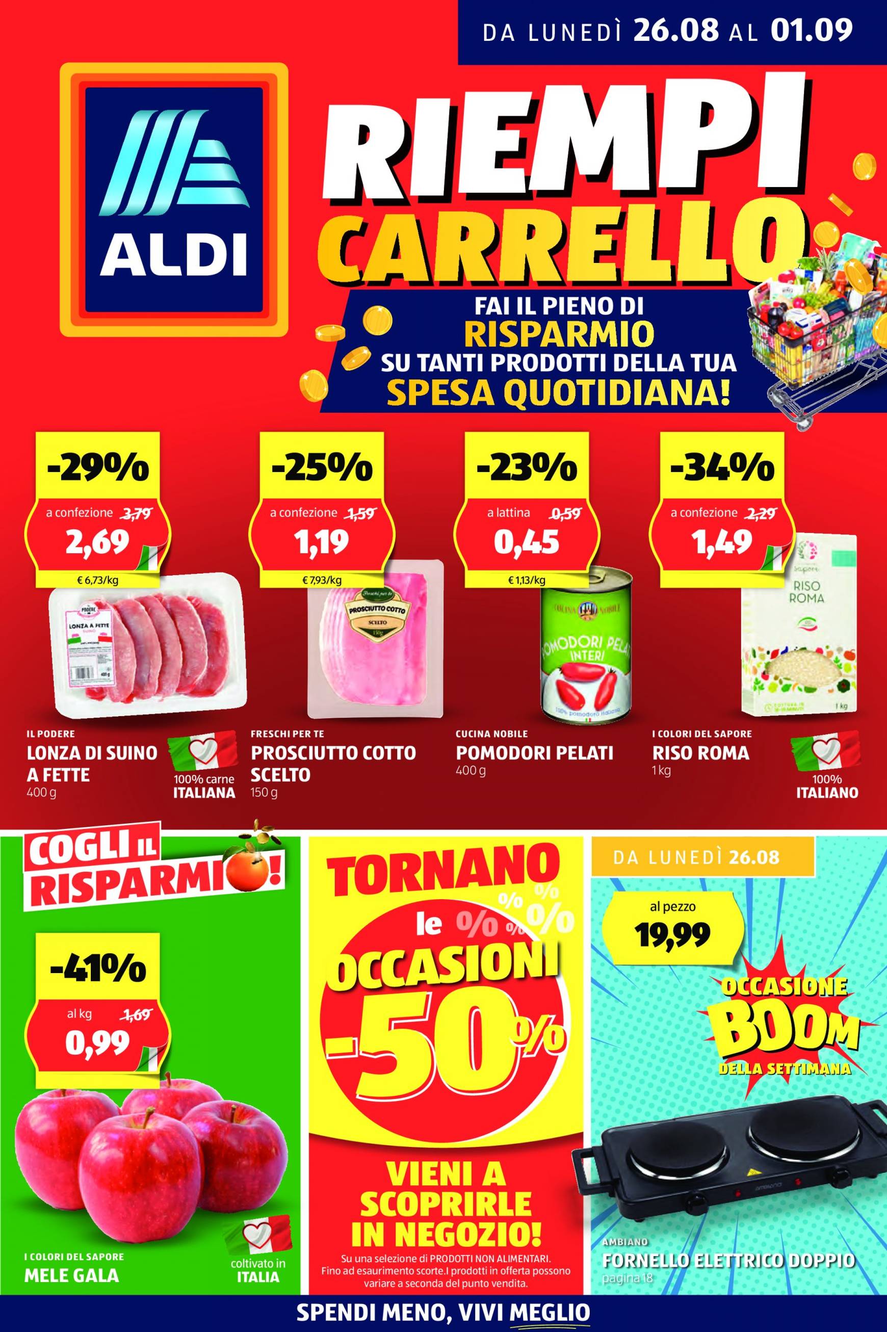 aldi - Nuovo volantino ALDI 26.08. - 01.09. - page: 1