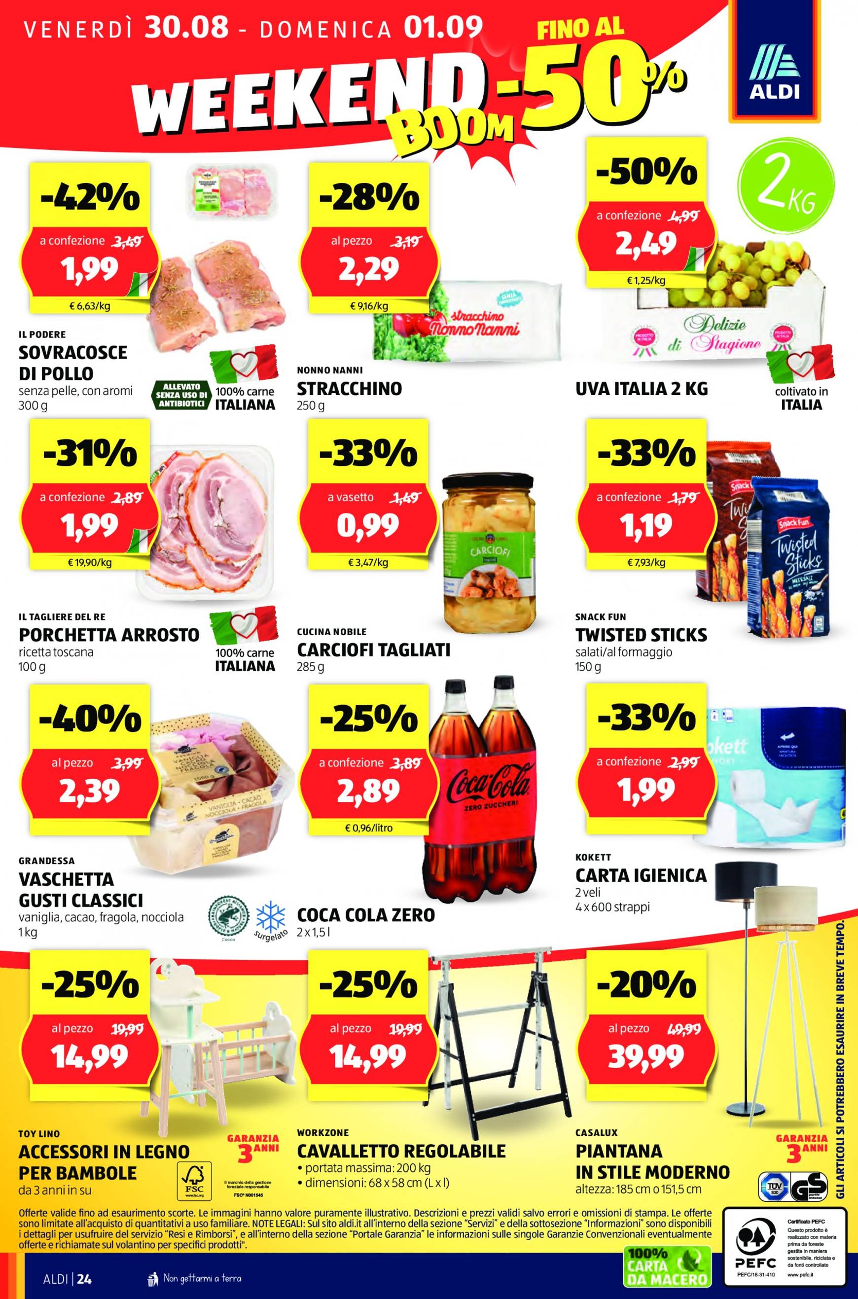 aldi - Nuovo volantino ALDI 26.08. - 01.09. - page: 24