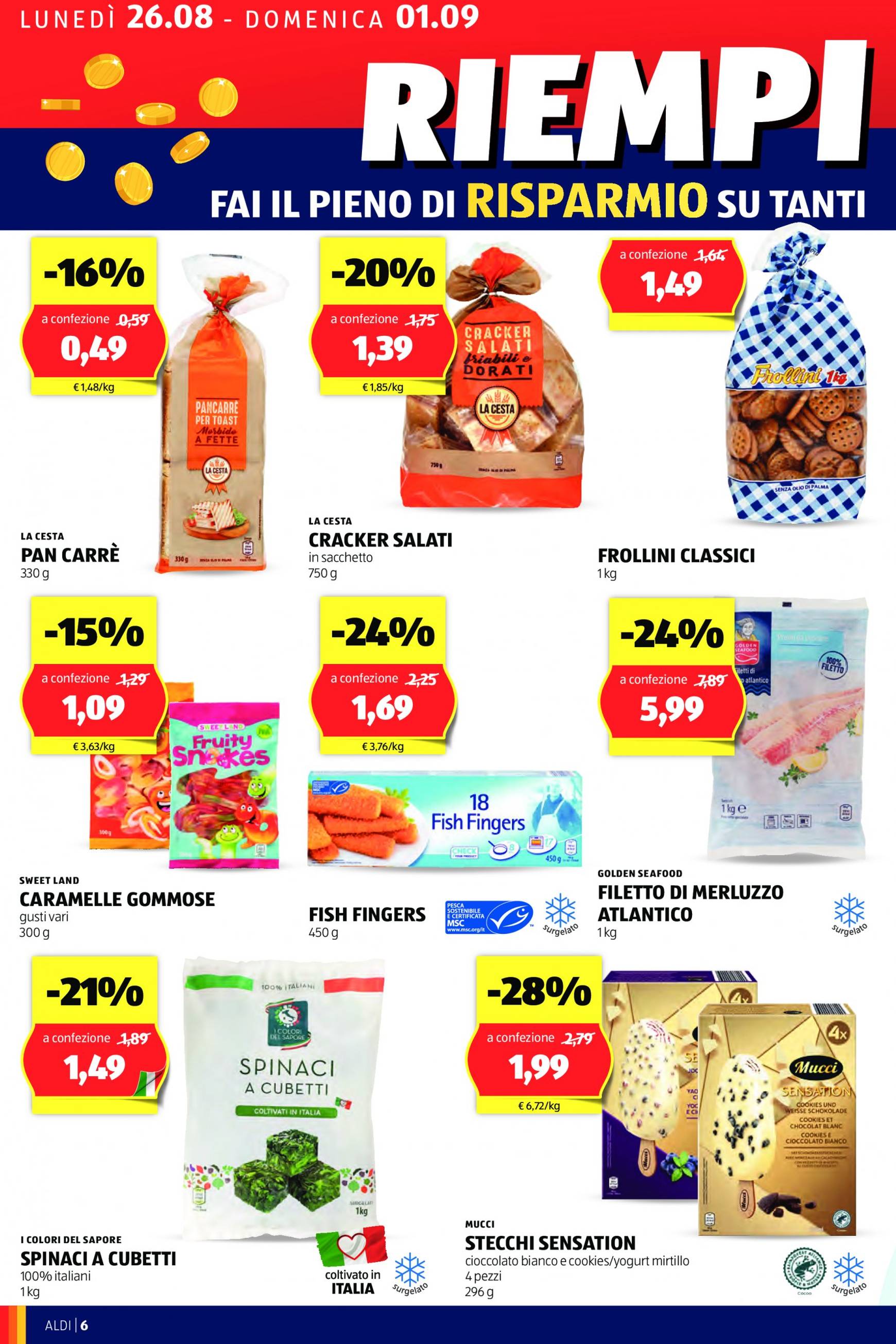 aldi - Nuovo volantino ALDI 26.08. - 01.09. - page: 6