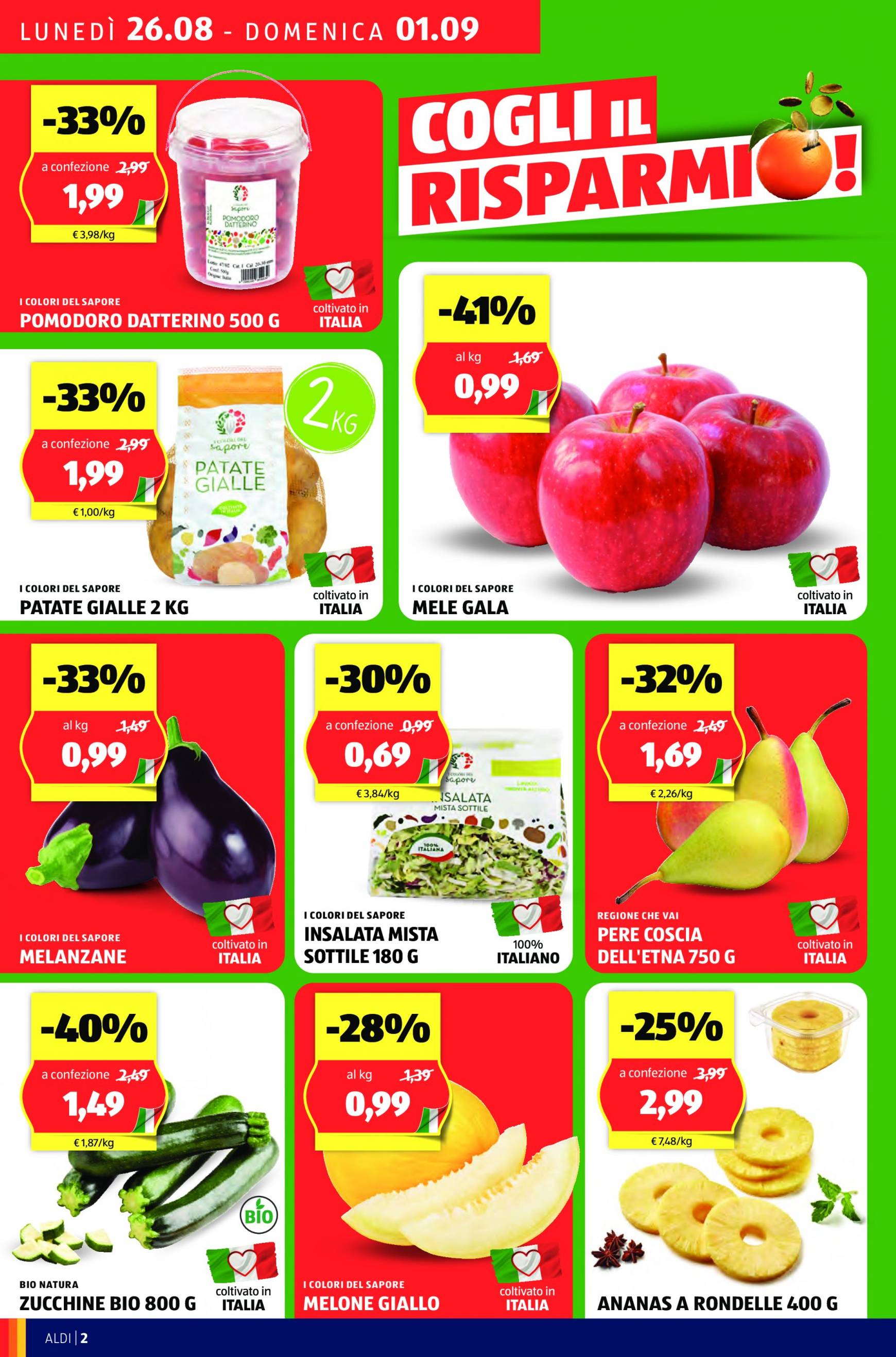 aldi - Nuovo volantino ALDI 26.08. - 01.09. - page: 2