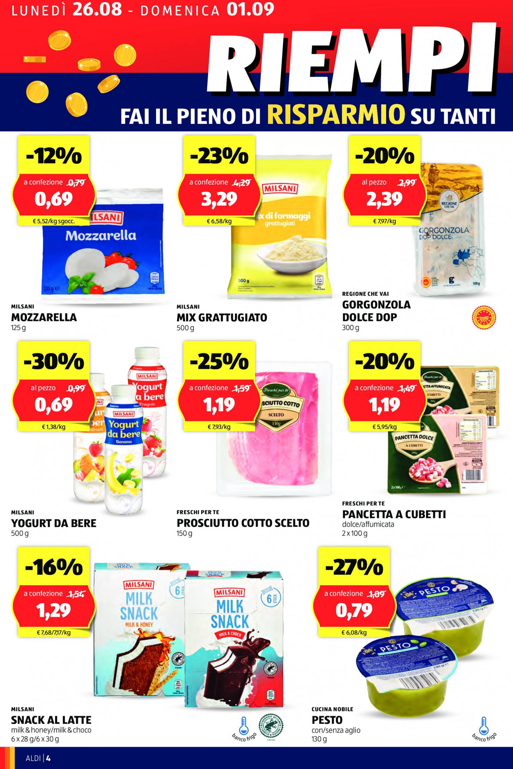 aldi - Nuovo volantino ALDI 26.08. - 01.09. - page: 4