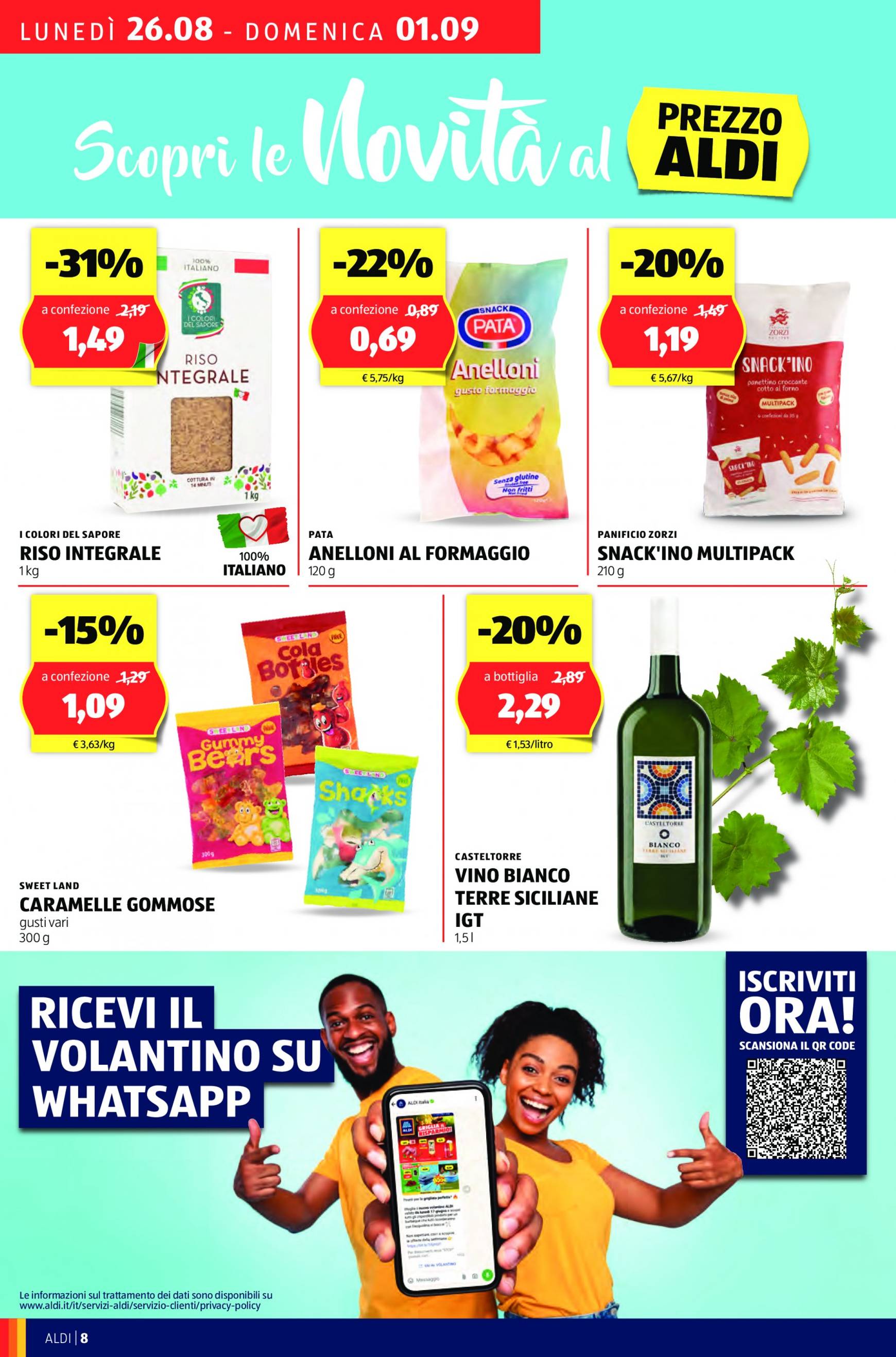 aldi - Nuovo volantino ALDI 26.08. - 01.09. - page: 8