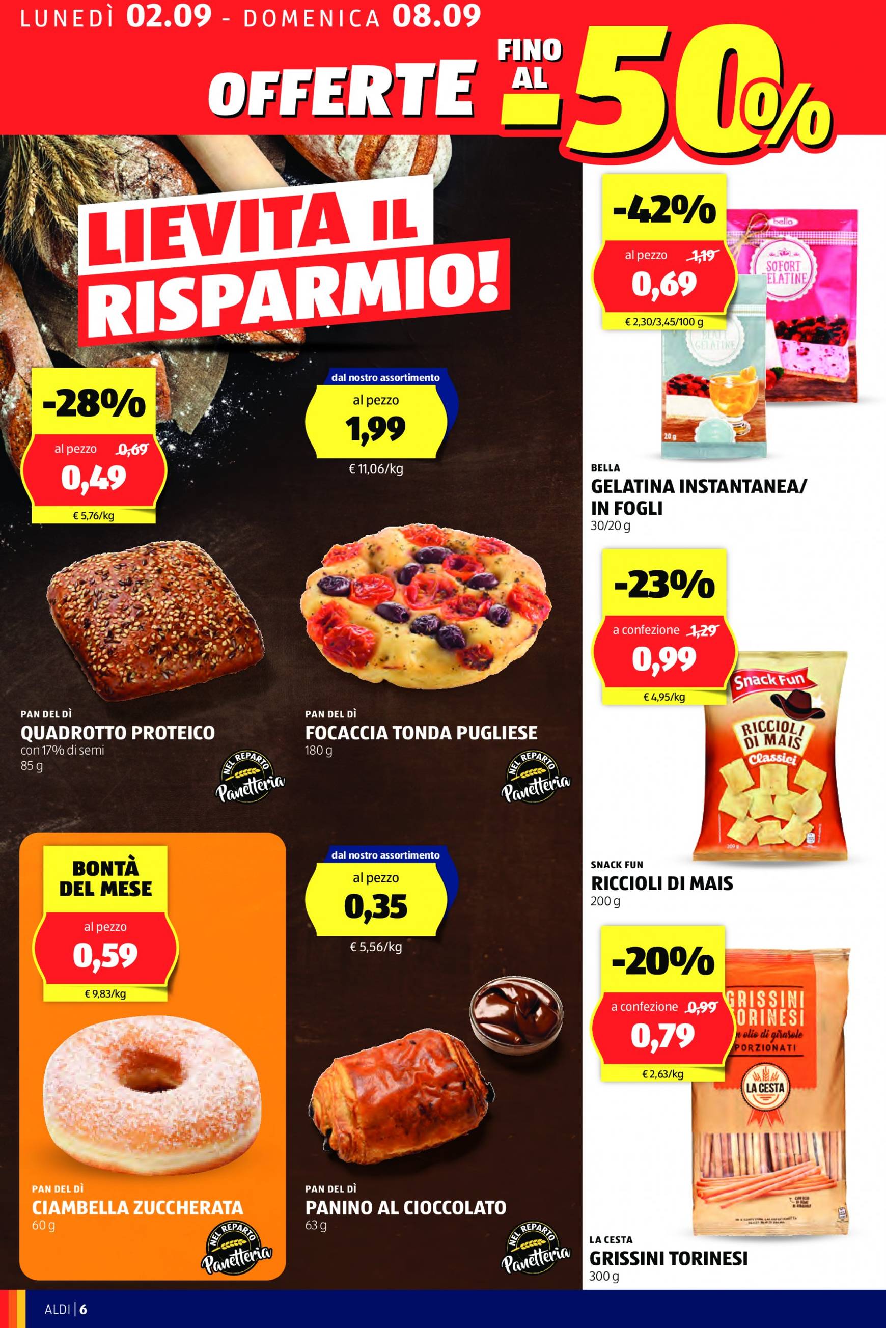 aldi - Nuovo volantino ALDI 02.09. - 08.09. - page: 6