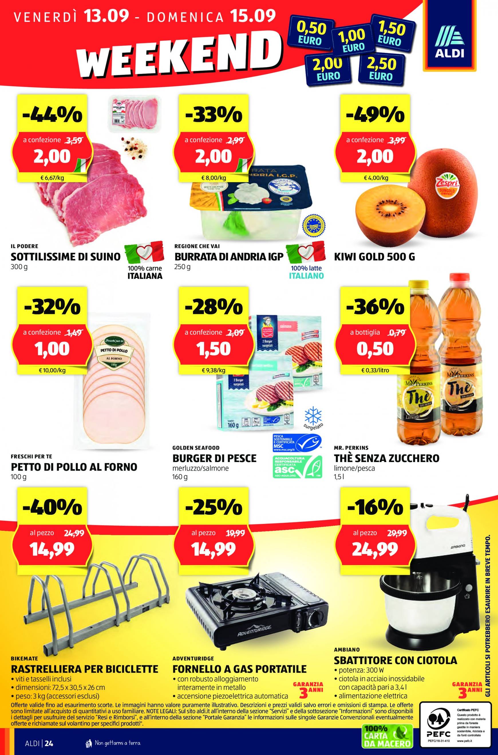 aldi - Nuovo volantino ALDI 09.09. - 15.09. - page: 24