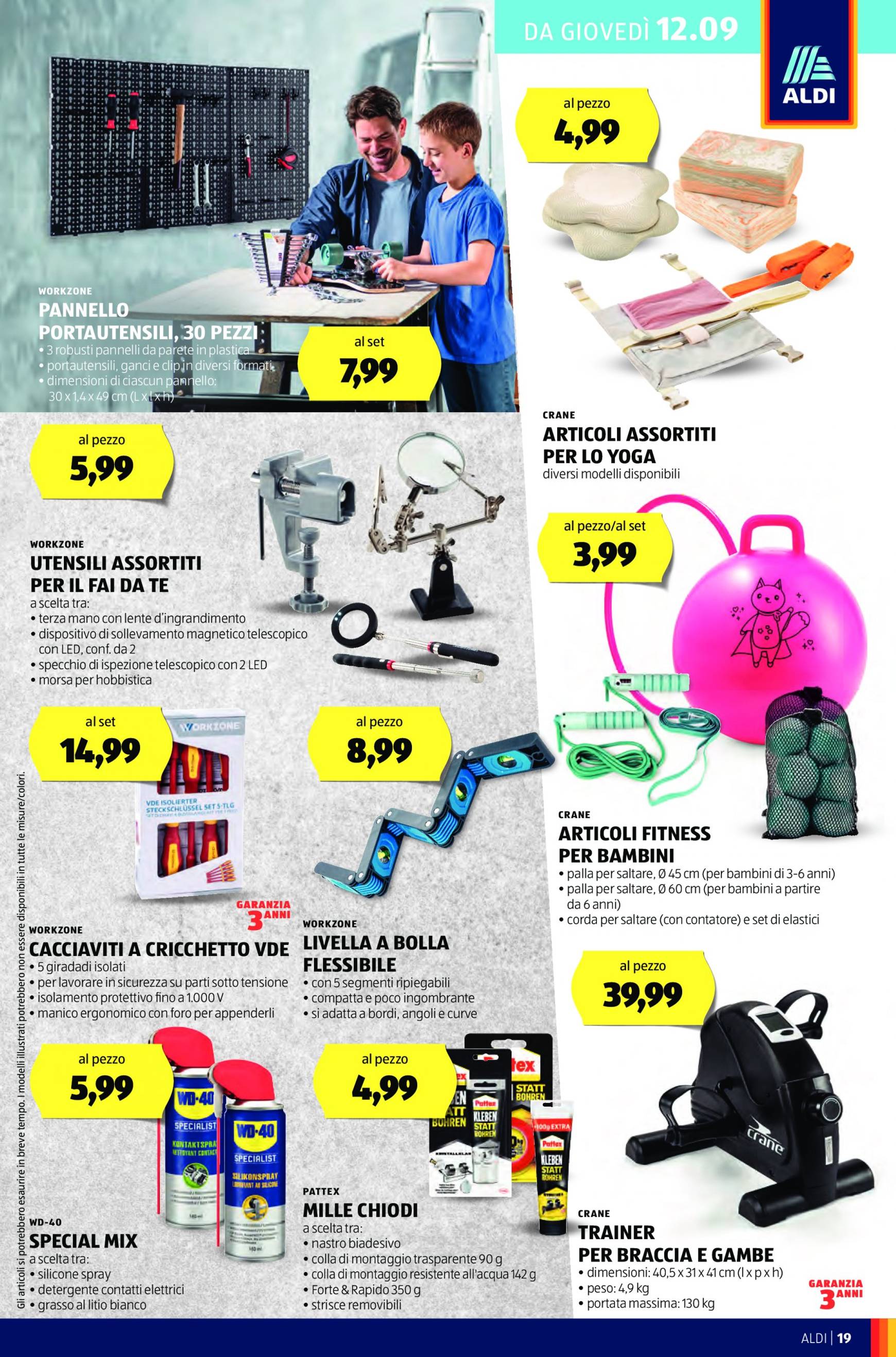 aldi - Nuovo volantino ALDI 09.09. - 15.09. - page: 19