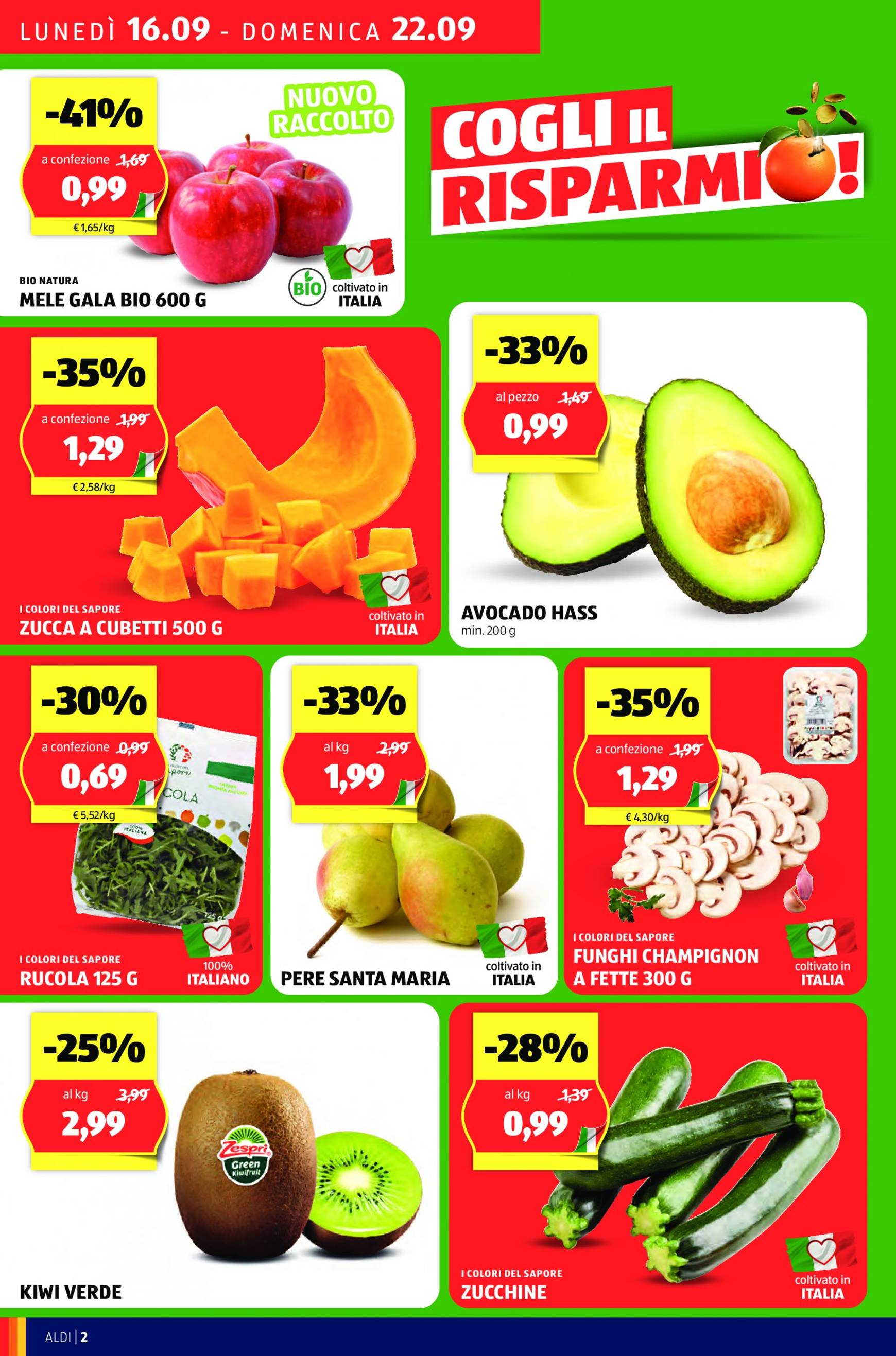 aldi - Nuovo volantino ALDI 16.09. - 22.09. - page: 2