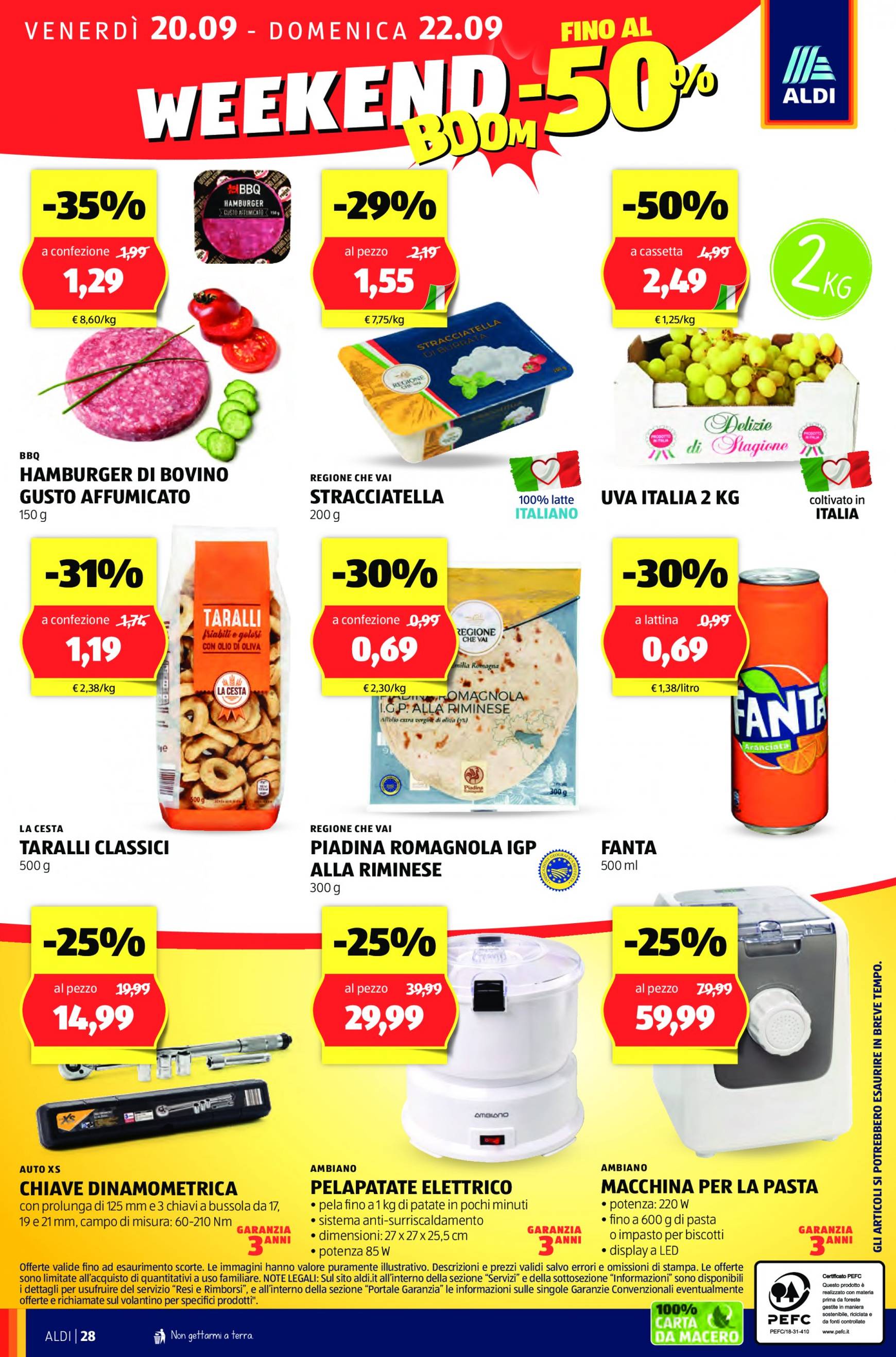 aldi - Nuovo volantino ALDI 16.09. - 22.09. - page: 28