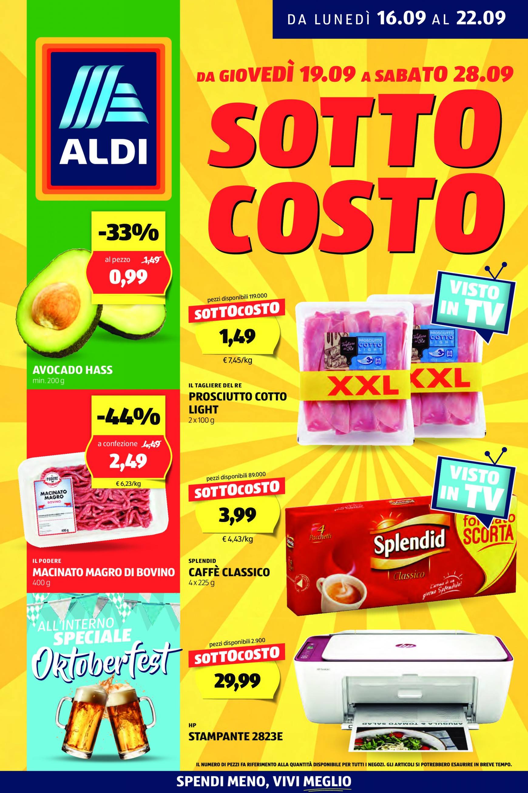 aldi - Nuovo volantino ALDI 16.09. - 22.09.