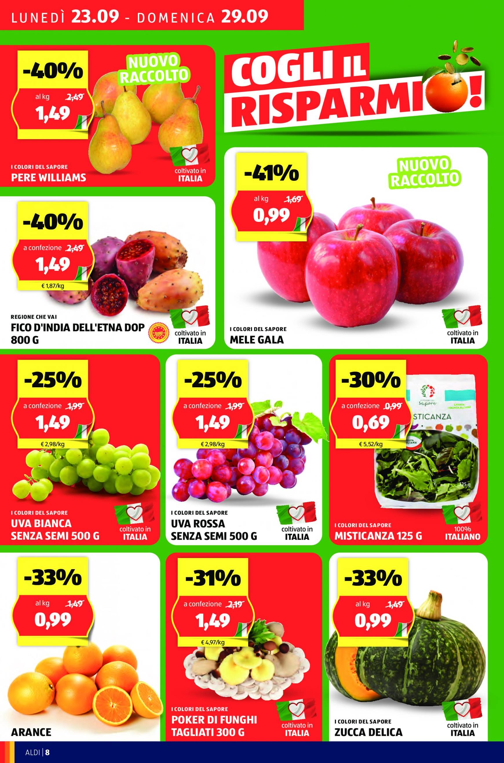 aldi - Nuovo volantino ALDI 23.09. - 29.09. - page: 8