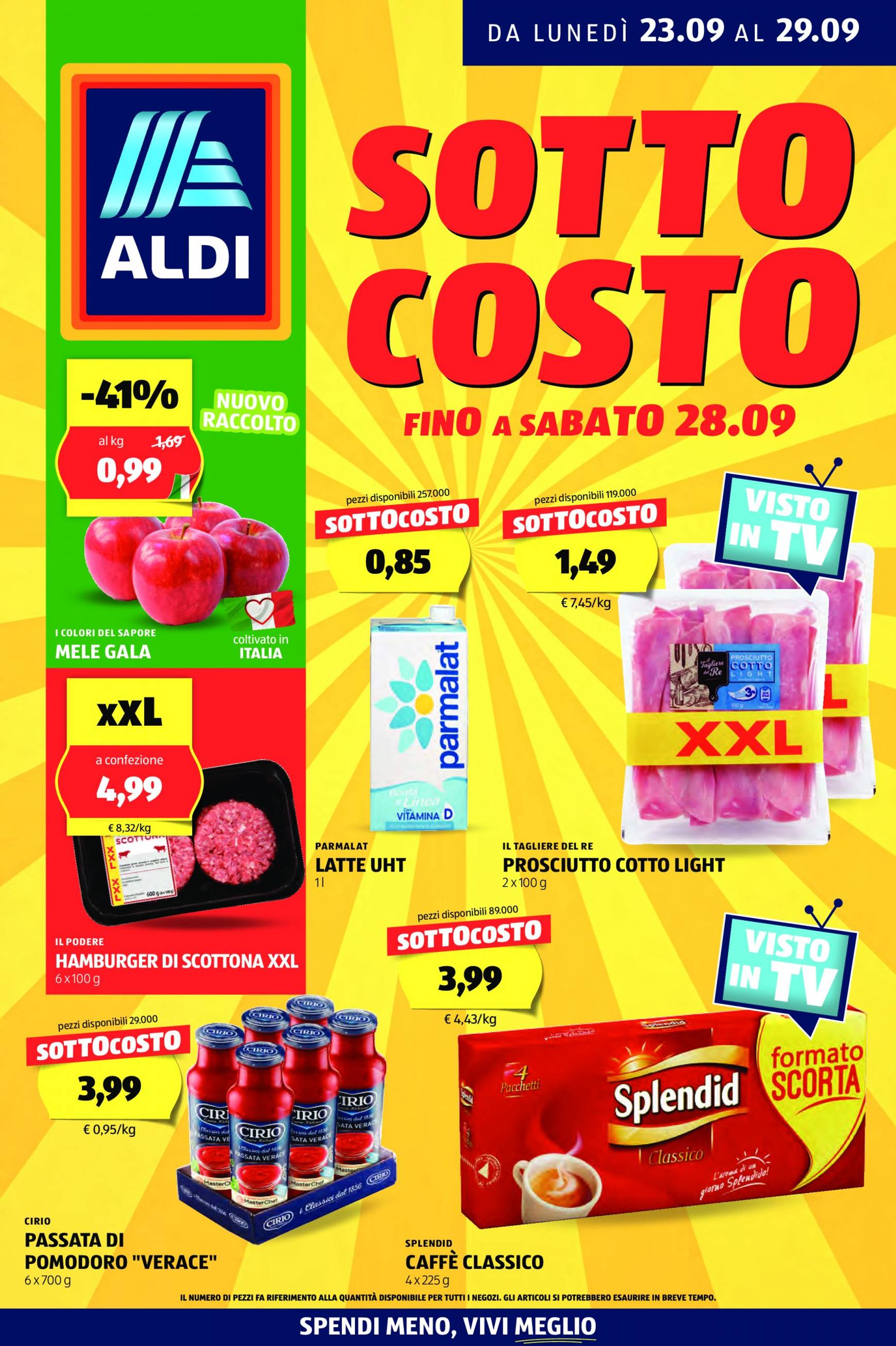 aldi - Nuovo volantino ALDI 23.09. - 29.09.