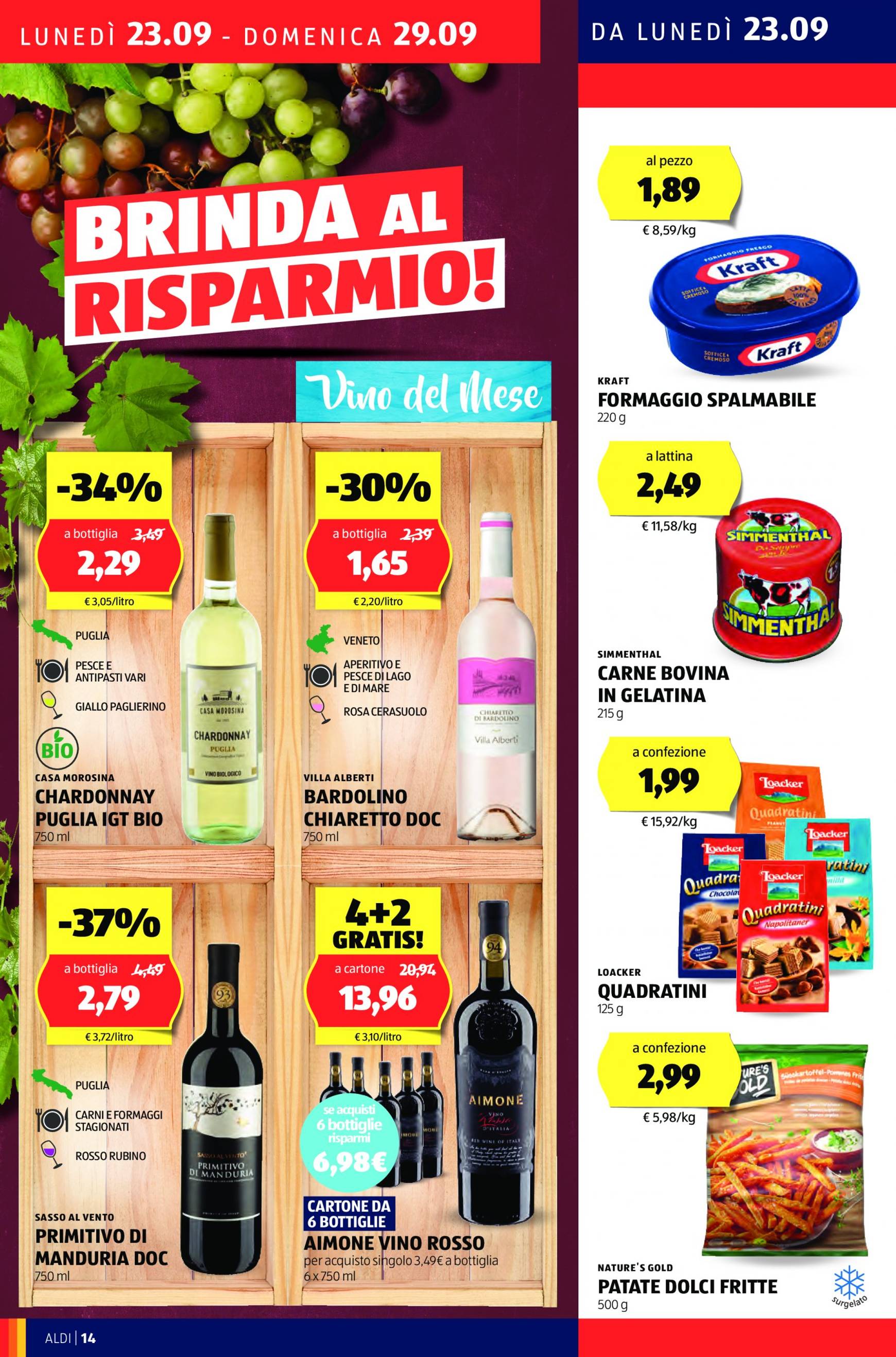 aldi - Nuovo volantino ALDI 23.09. - 29.09. - page: 14