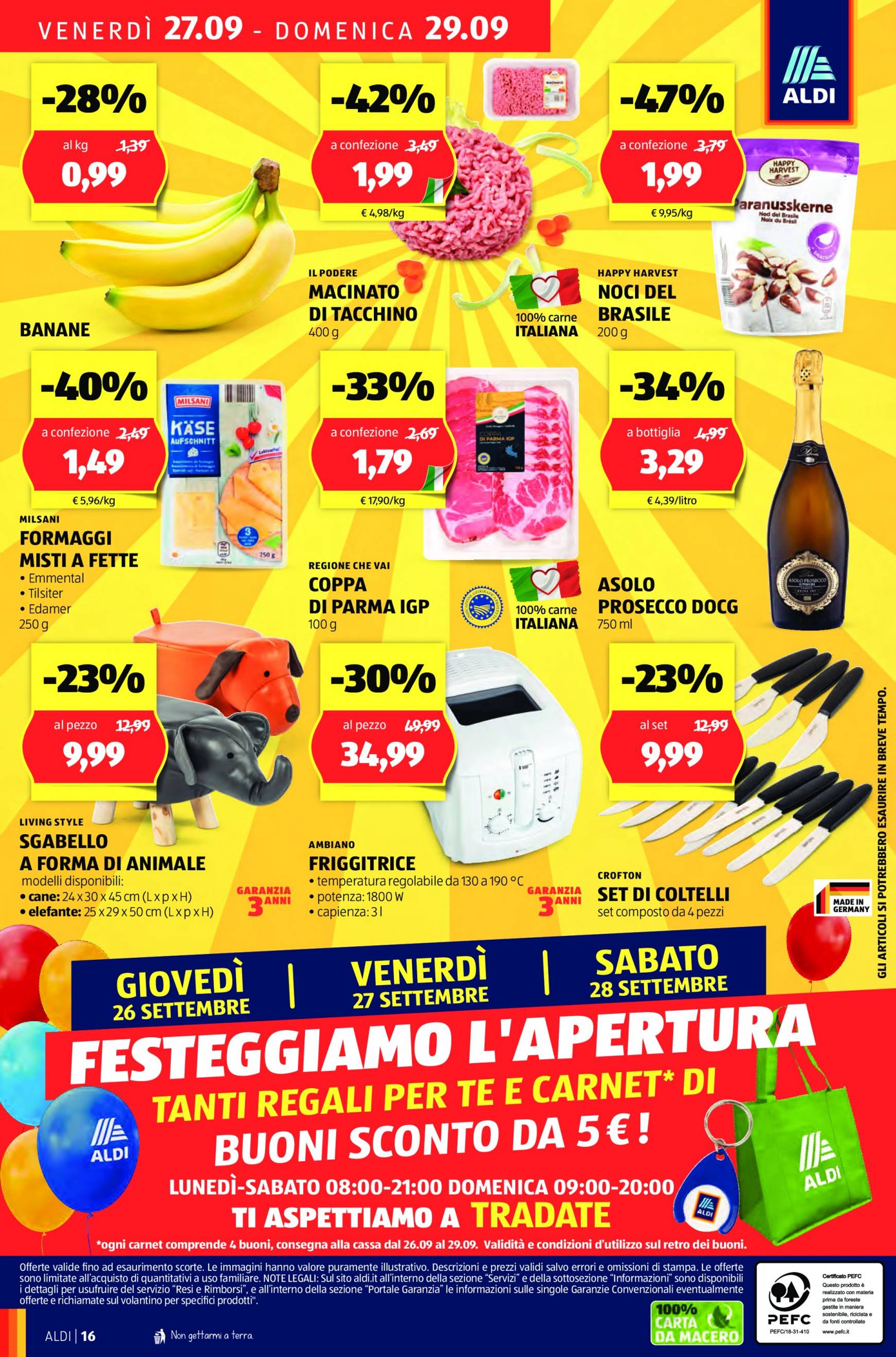 aldi - Nuovo volantino ALDI - Tradate, Via Cesare Beccaria, 1 26.09. - 29.09. - page: 16