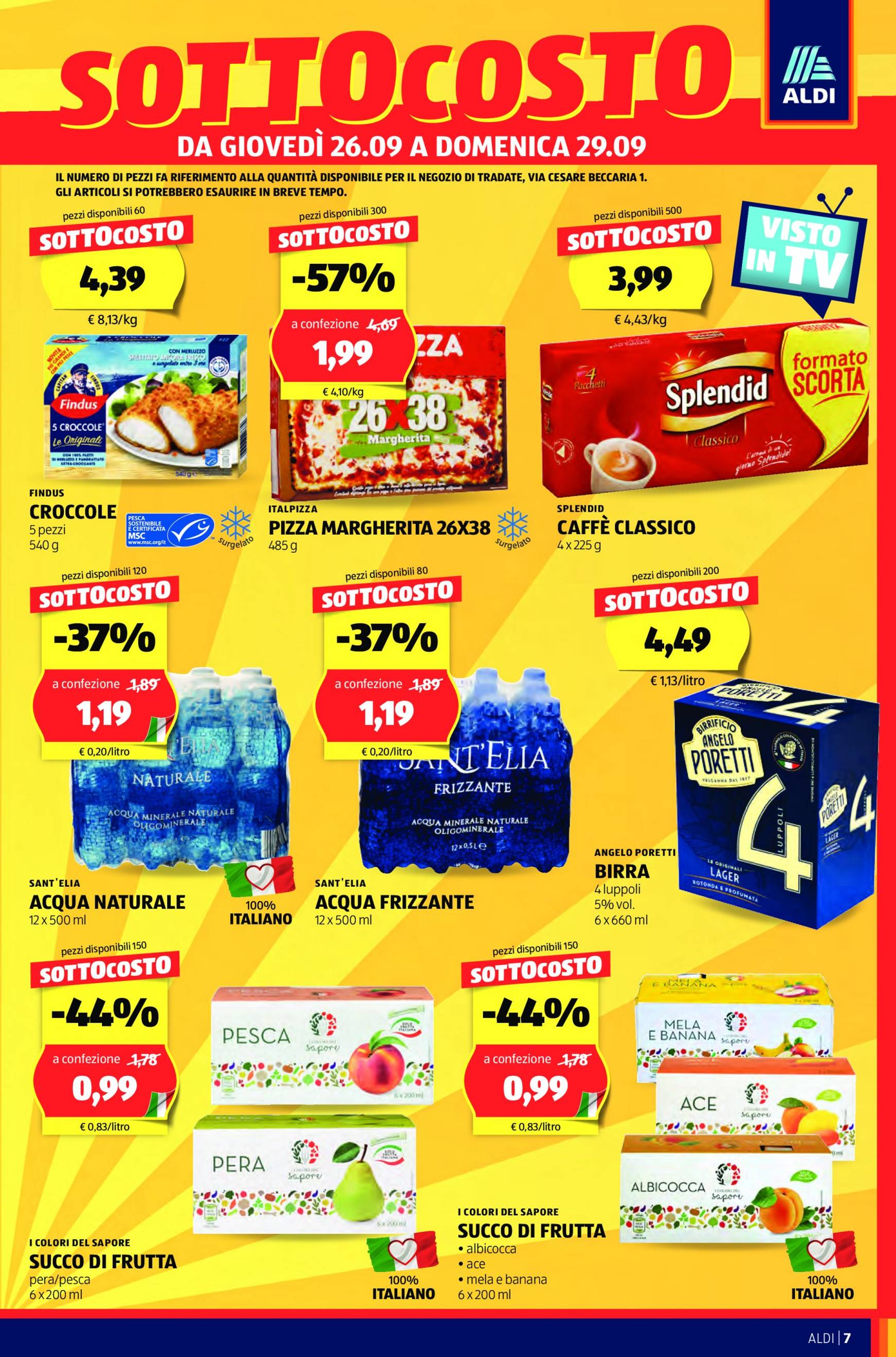 aldi - Nuovo volantino ALDI - Tradate, Via Cesare Beccaria, 1 26.09. - 29.09. - page: 7