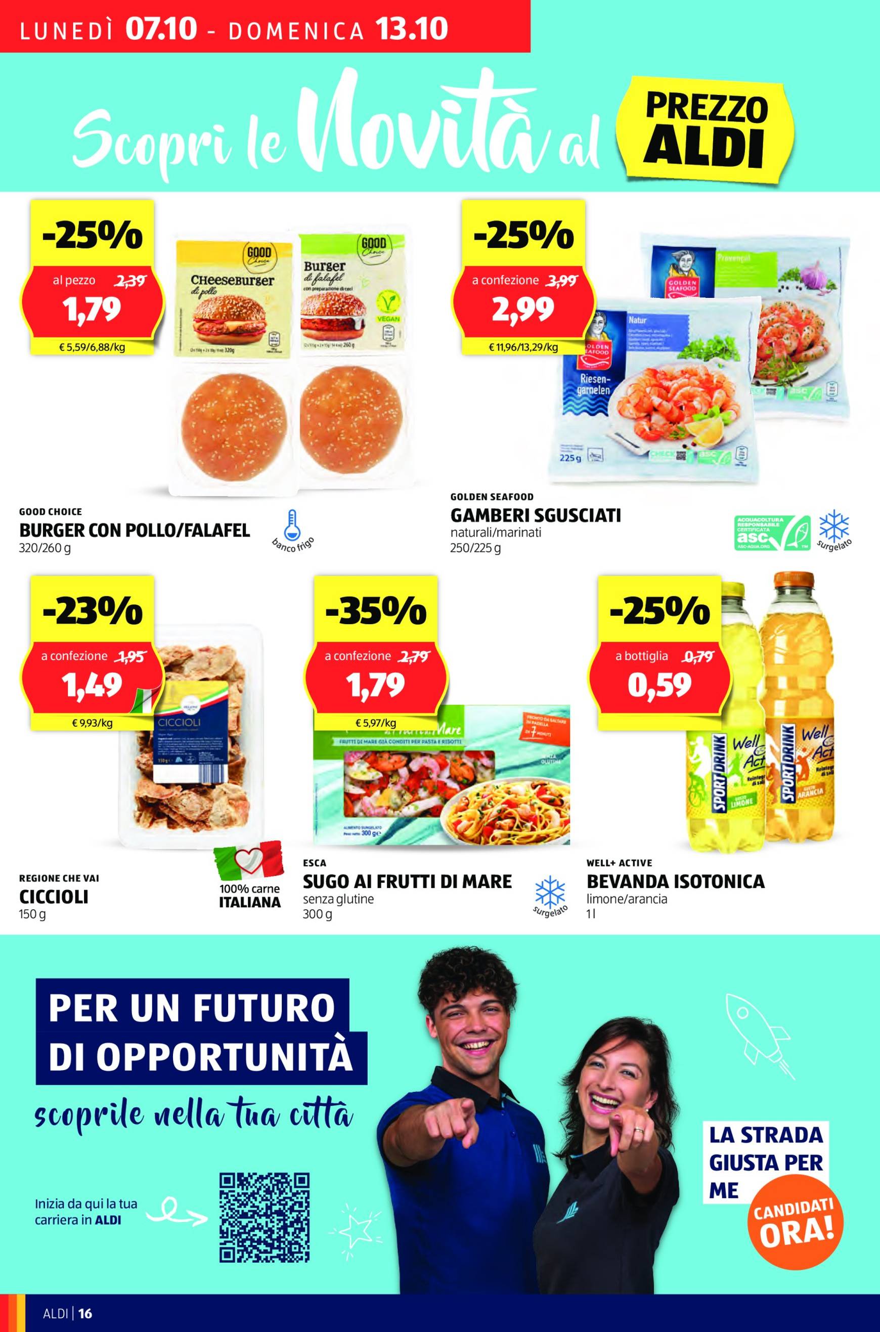 aldi - Nuovo volantino ALDI 07.10. - 13.10. - page: 16