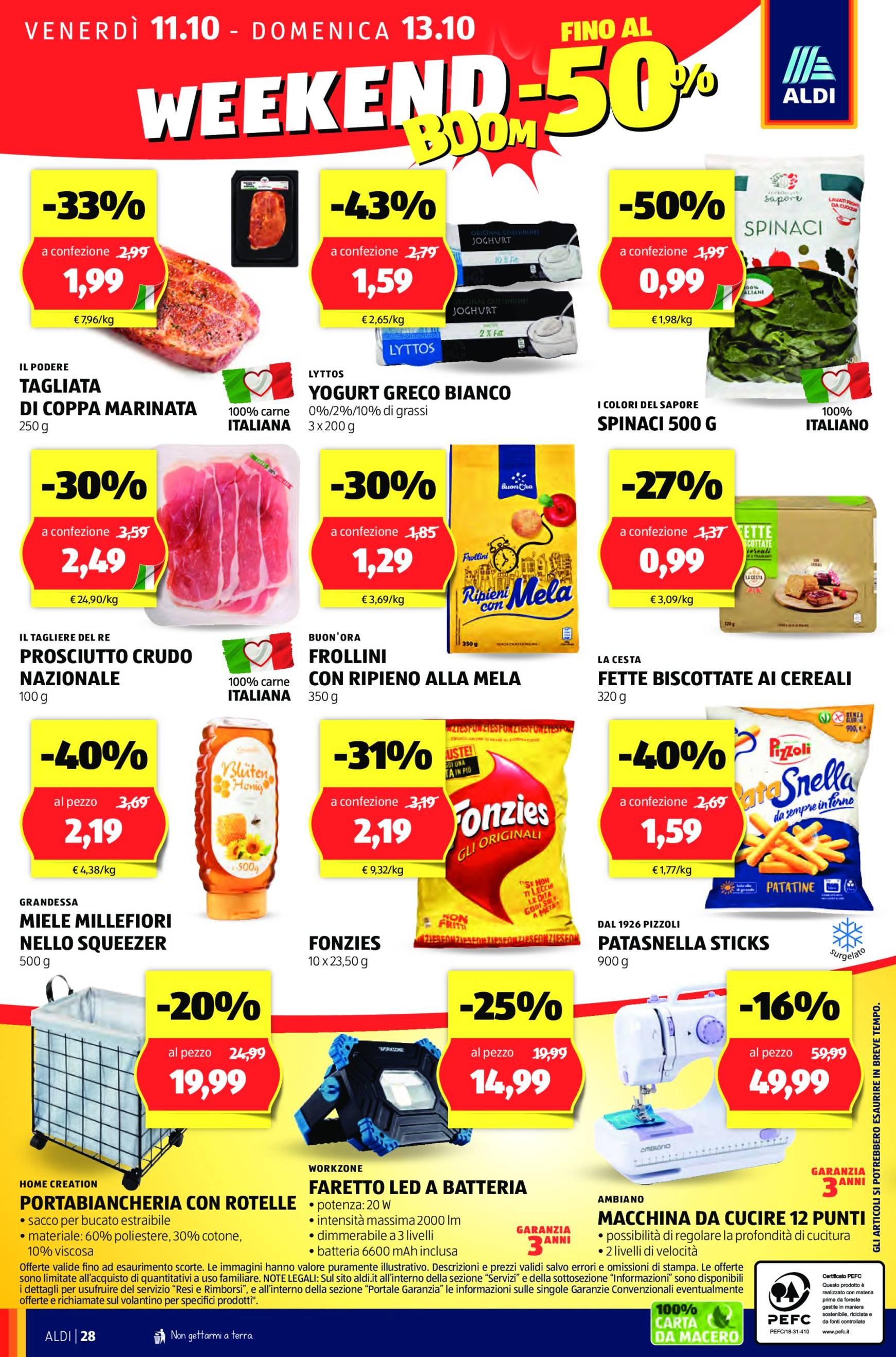 aldi - Nuovo volantino ALDI 07.10. - 13.10. - page: 28