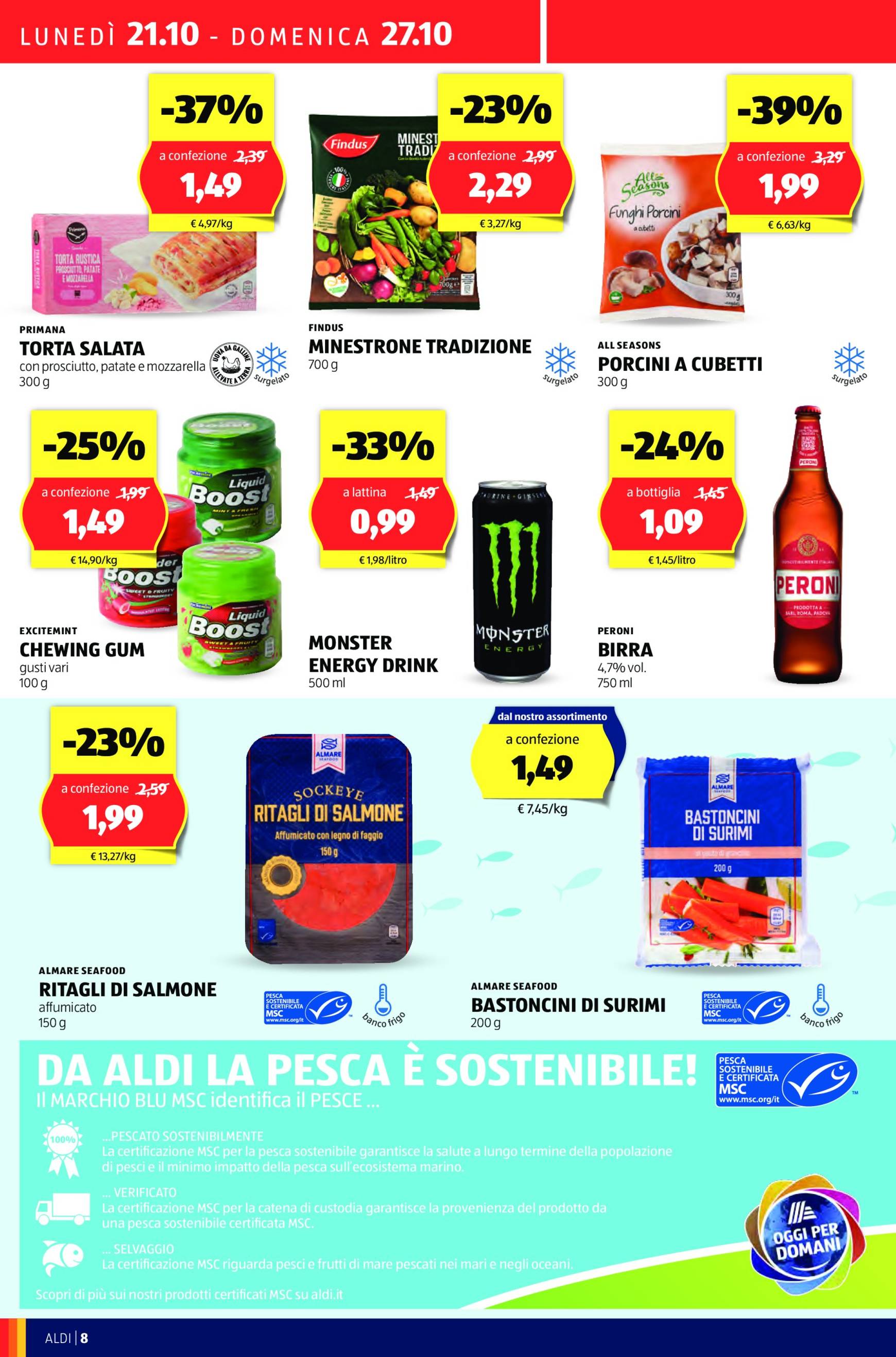 aldi - Volantino ALDI valido dal 21.10. al 27.10. - page: 8