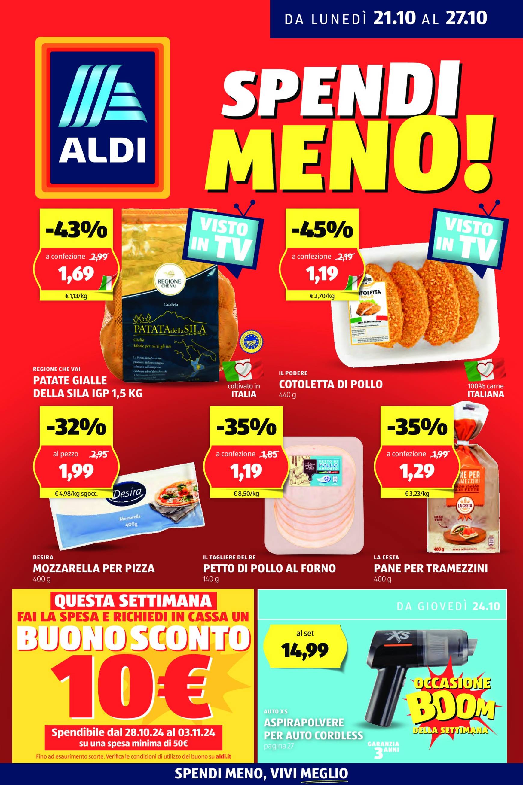 aldi - Volantino ALDI valido dal 21.10. al 27.10. - page: 1