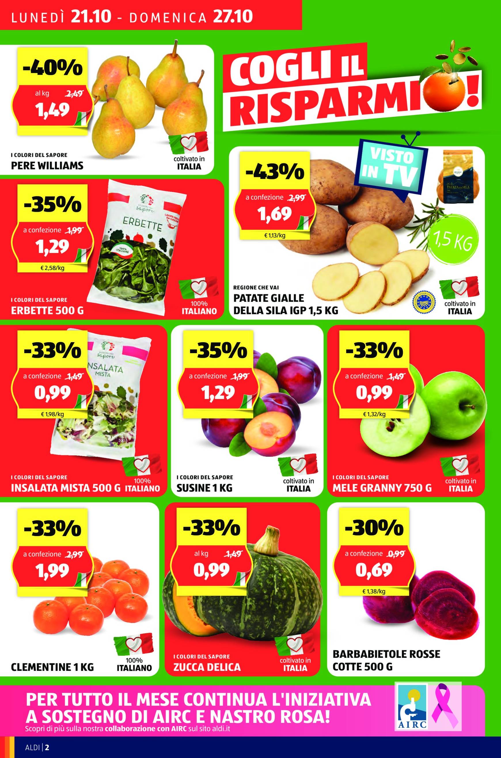 aldi - Volantino ALDI valido dal 21.10. al 27.10. - page: 2