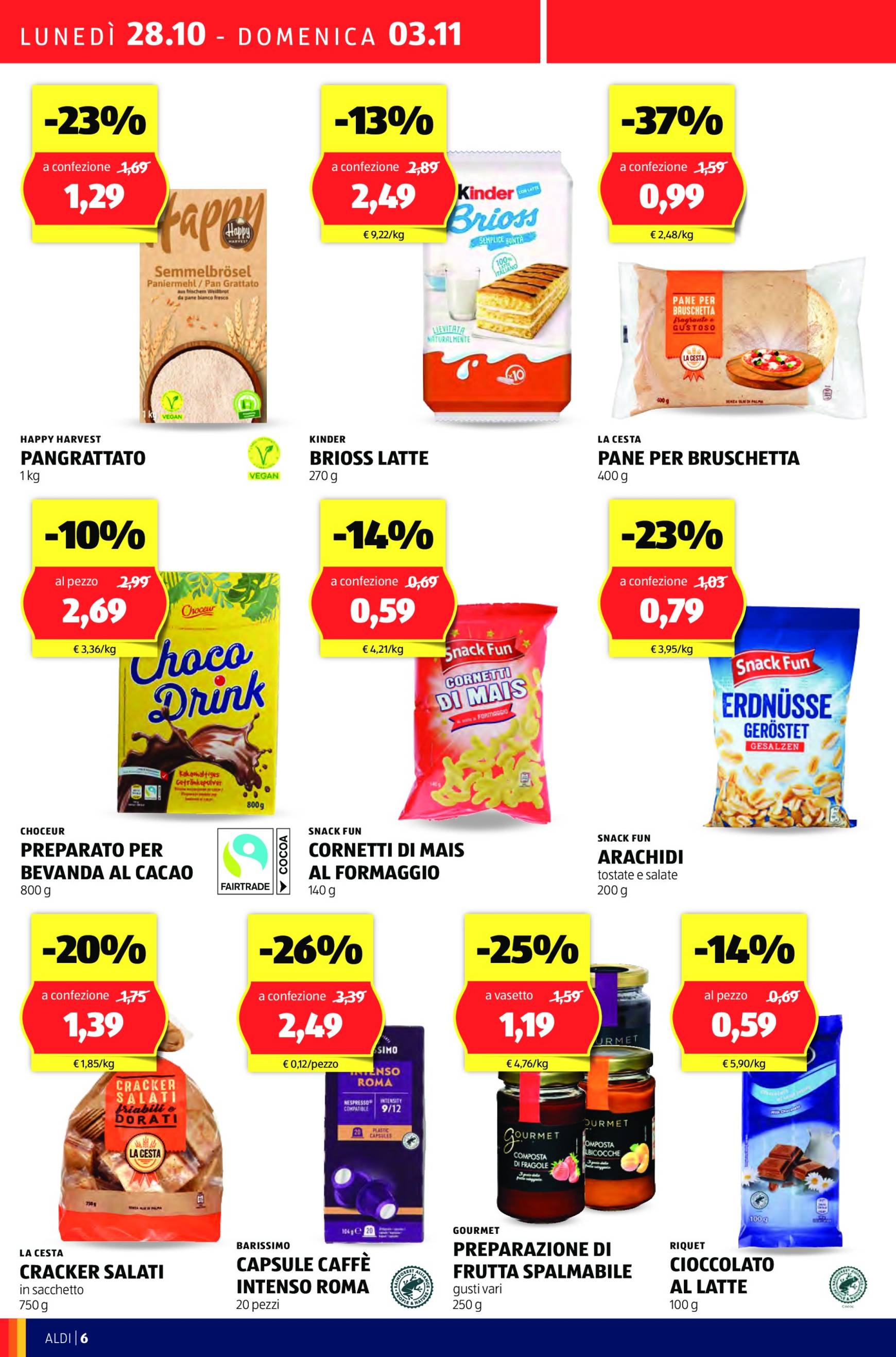 aldi - Volantino ALDI valido dal 28.10. al 03.11. - page: 6